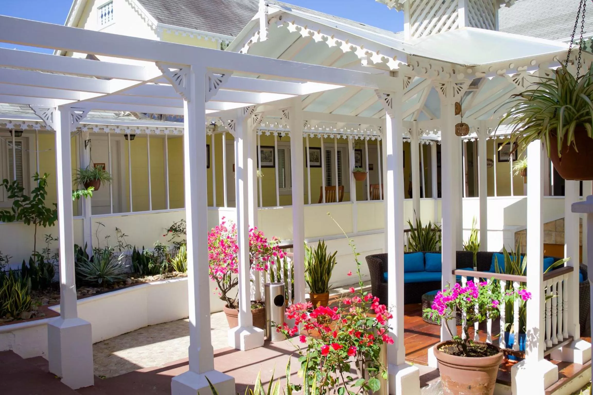 Patio in Hotel Victoriano