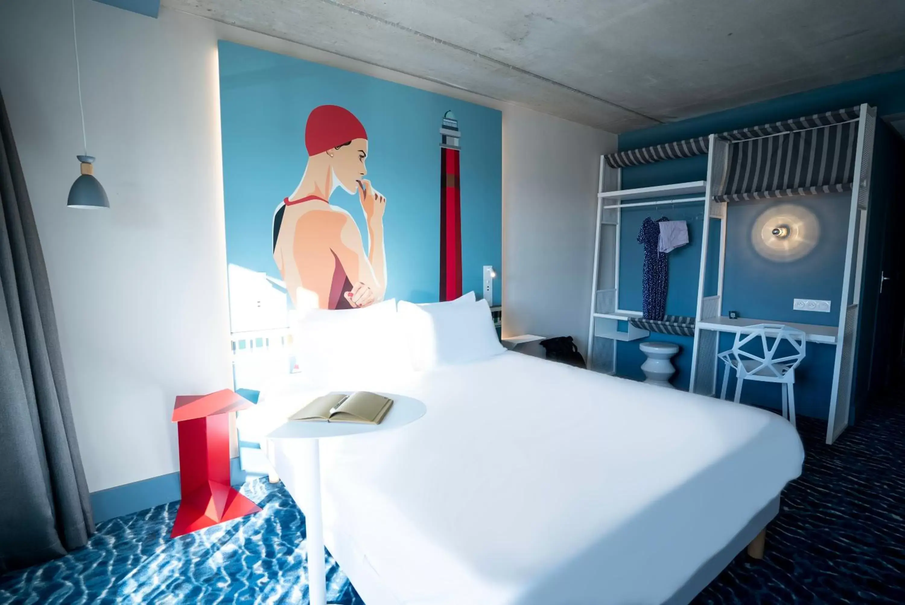 Bed in Ibis Styles Le Touquet