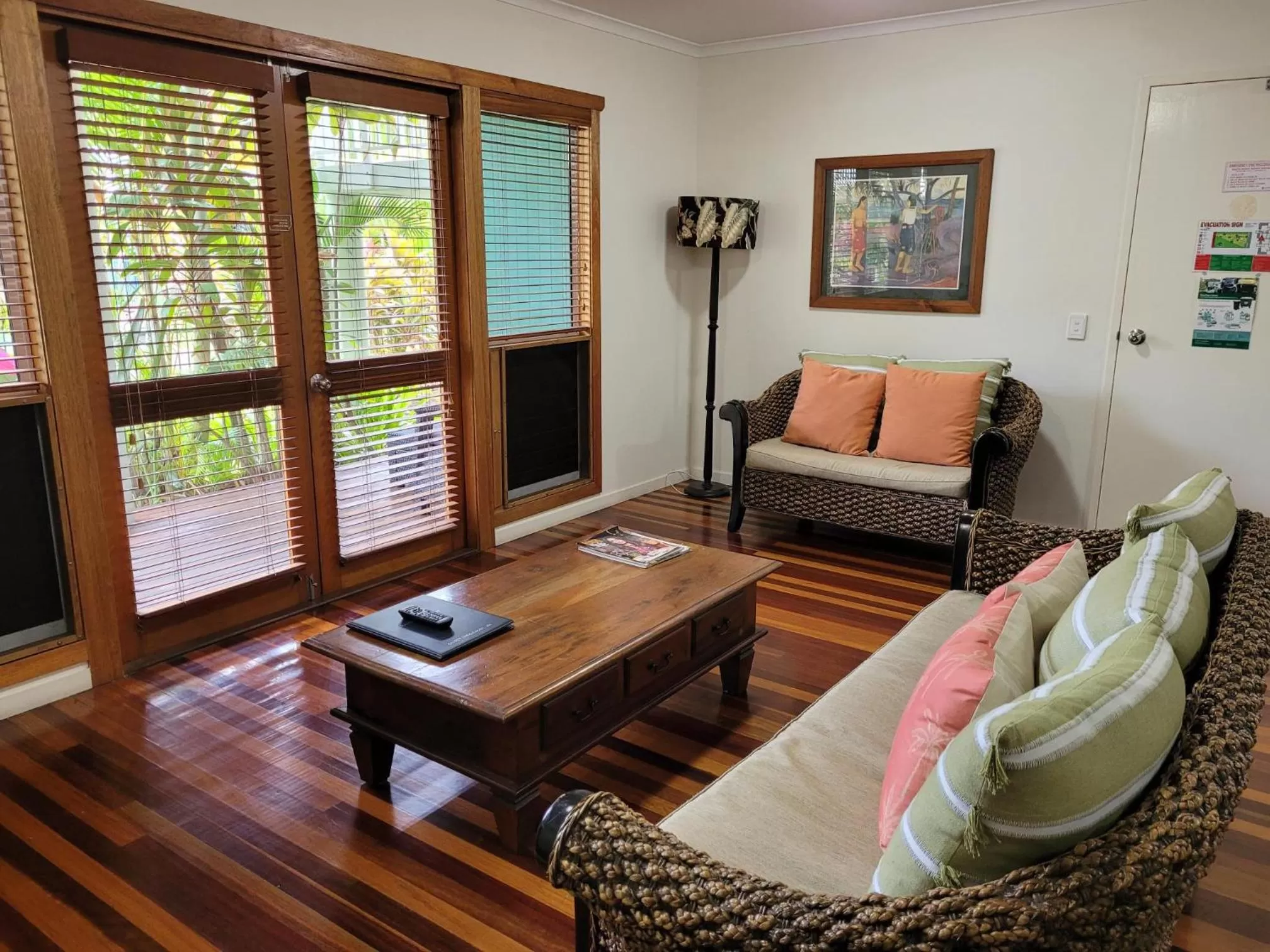 Living room in South Pacific Resort & Spa Noosa