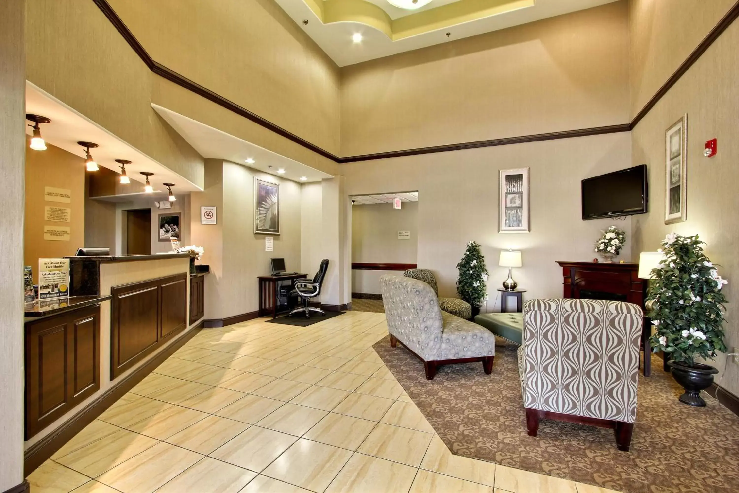 Lobby or reception in Magnolia Inn and Suites Pooler Lobby or reception in Magnolia Inn and Suites Pooler