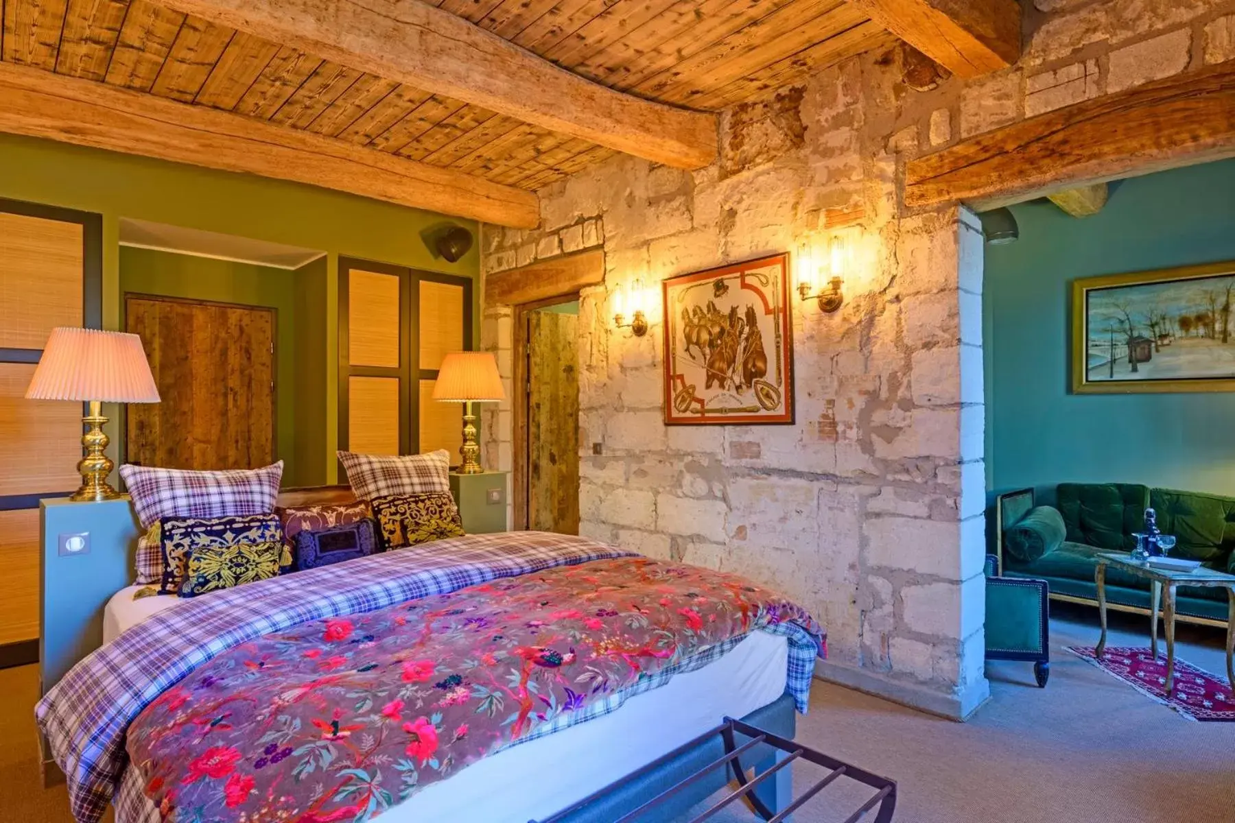 Bedroom, Bed in Bastide de Bellegarde