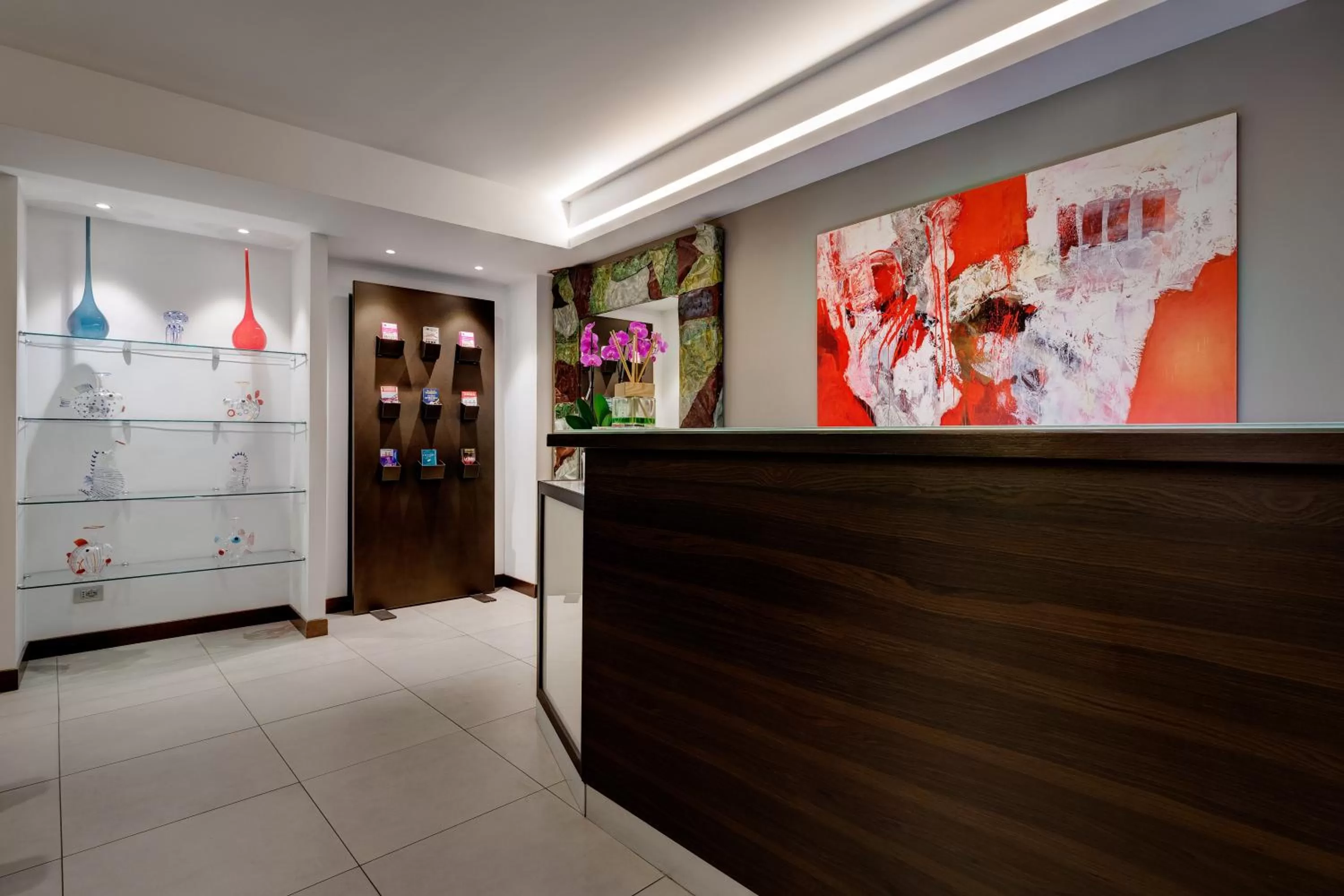 Lobby or reception in Hotel Rinascimento - Gruppo Trevi Hotels