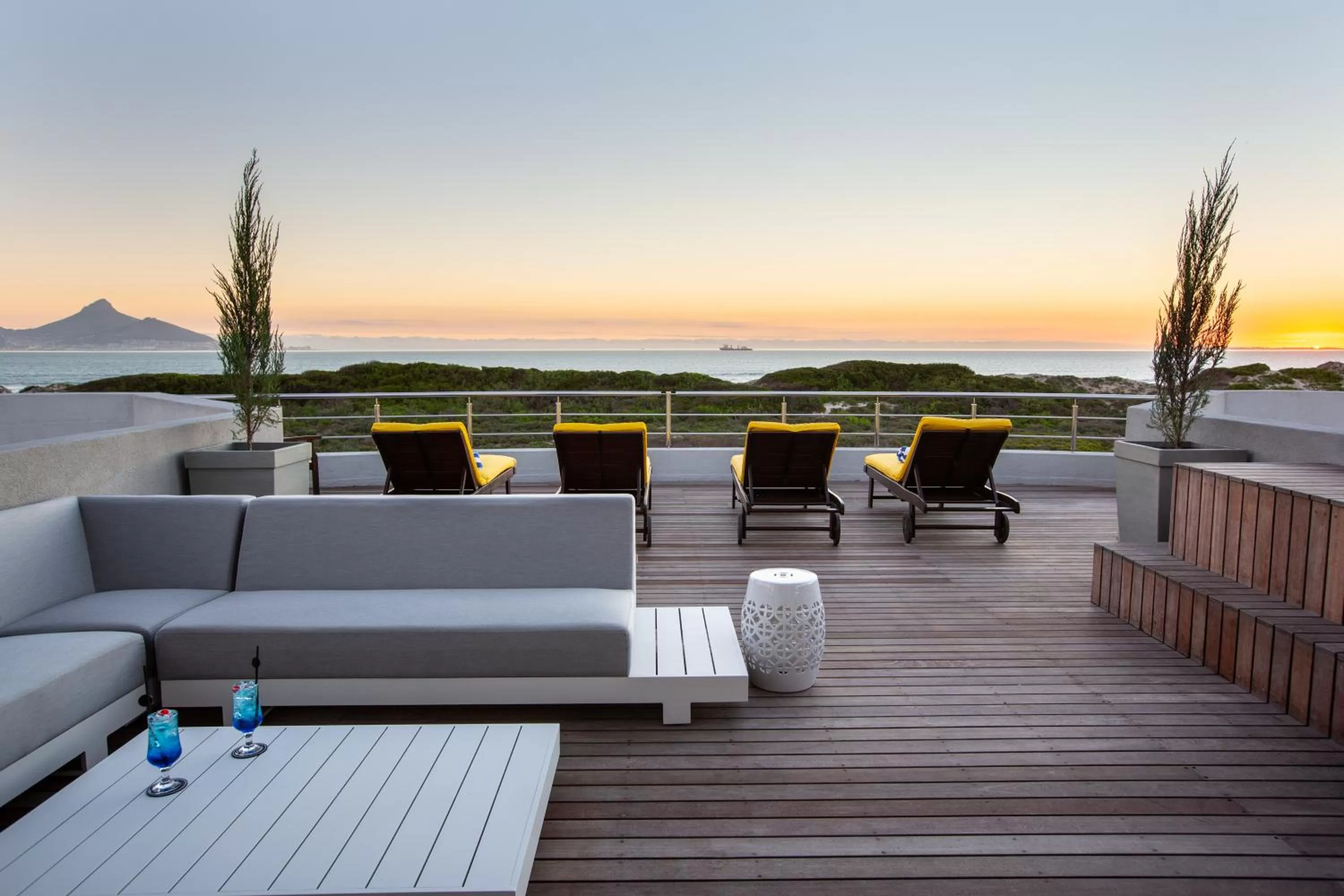 Patio in Bliss Boutique Hotel