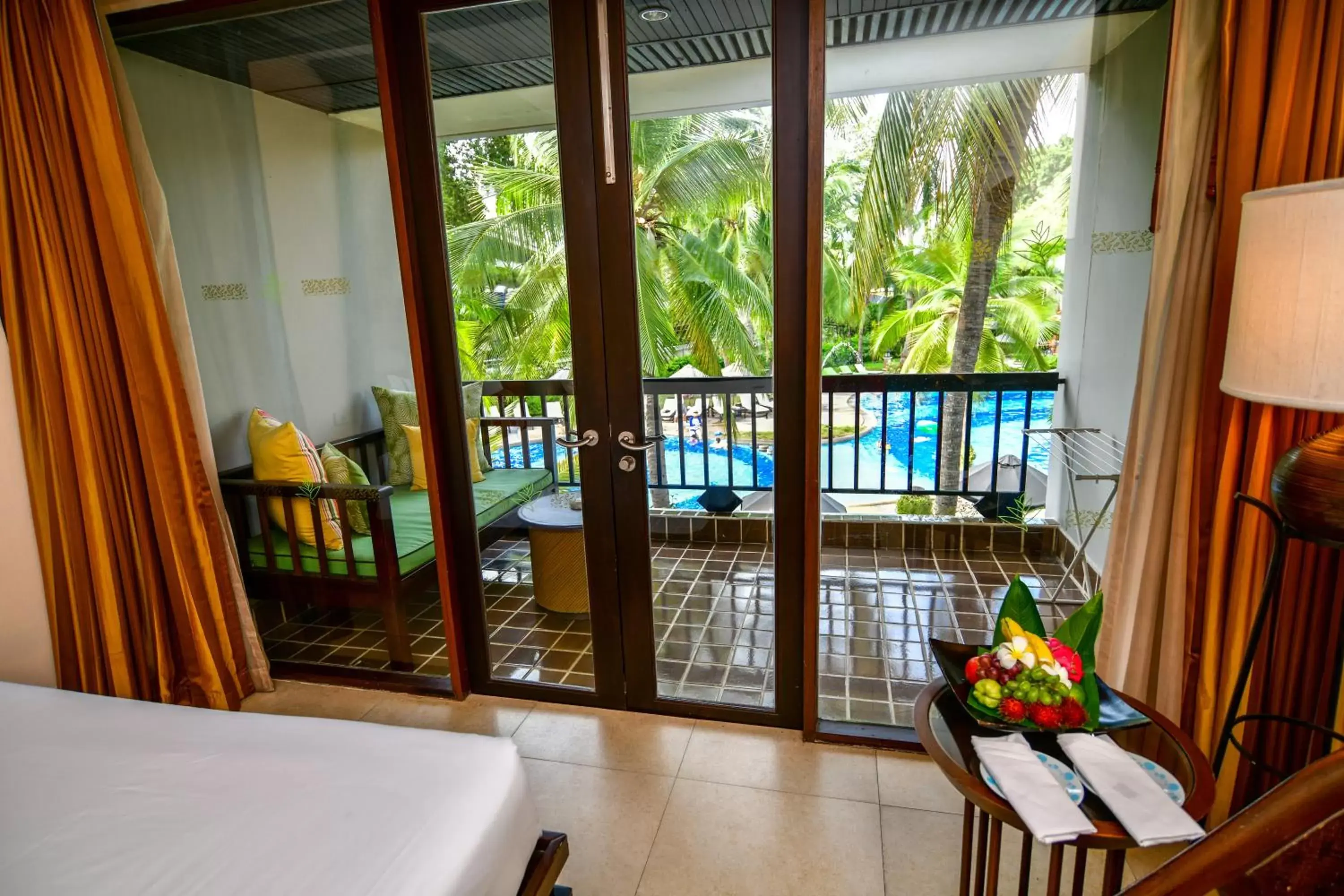 Pool view in Siam Bayshore Resort Pattaya Pool view in Siam Bayshore Resort Pattaya