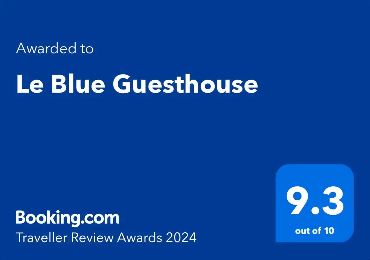 Certificate/Award, Logo/Certificate/Sign/Award in Le Blue Guesthouse