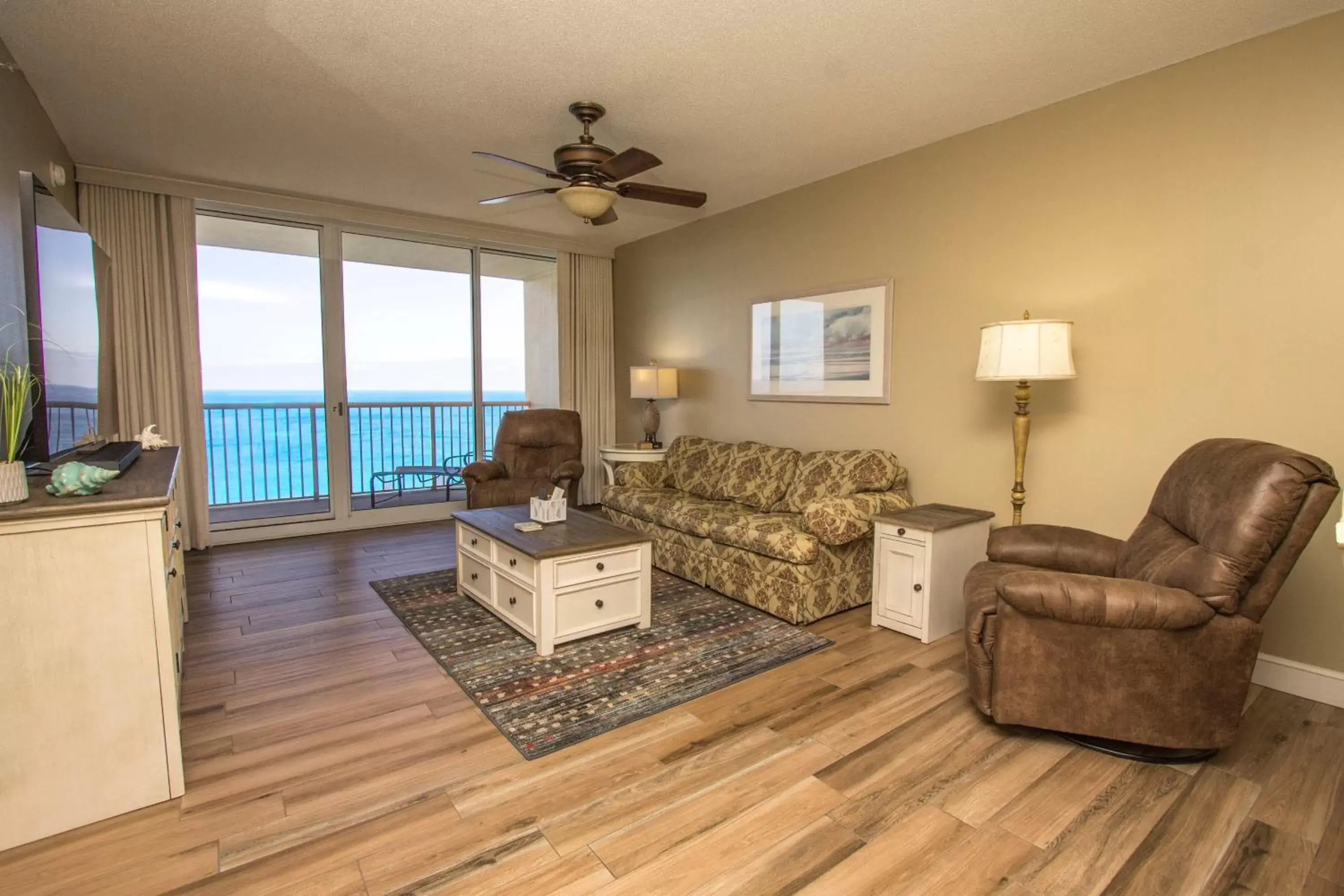 View (from property/room), Seating Area in Majestic Beach Resort, Panama City Beach, Fl