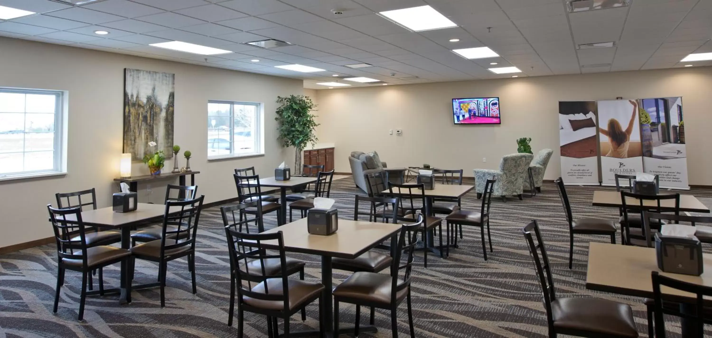 Buffet breakfast in Cobblestone Inn & Suites - Boone Buffet breakfast in Cobblestone Inn & Suites - Boone