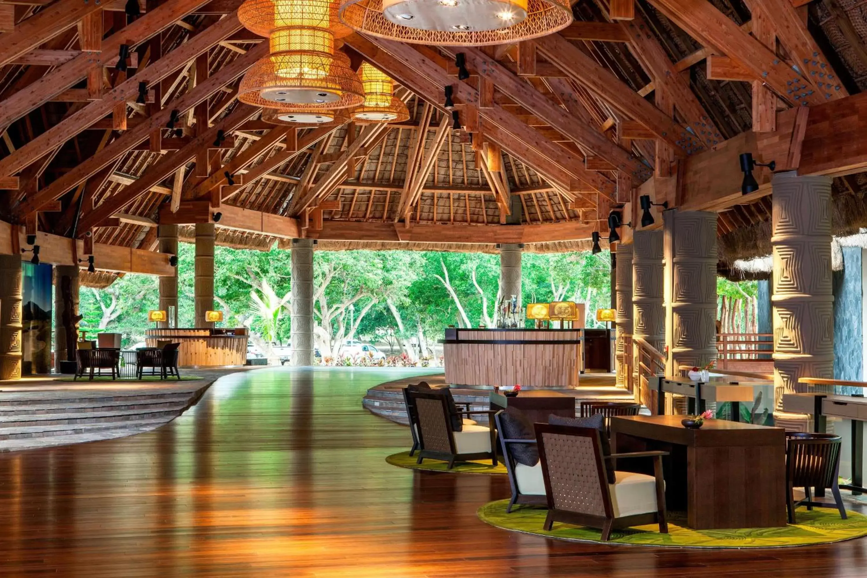 Lobby or reception, Restaurant/Places to Eat in Sheraton New Caledonia Deva Spa & Golf Resort