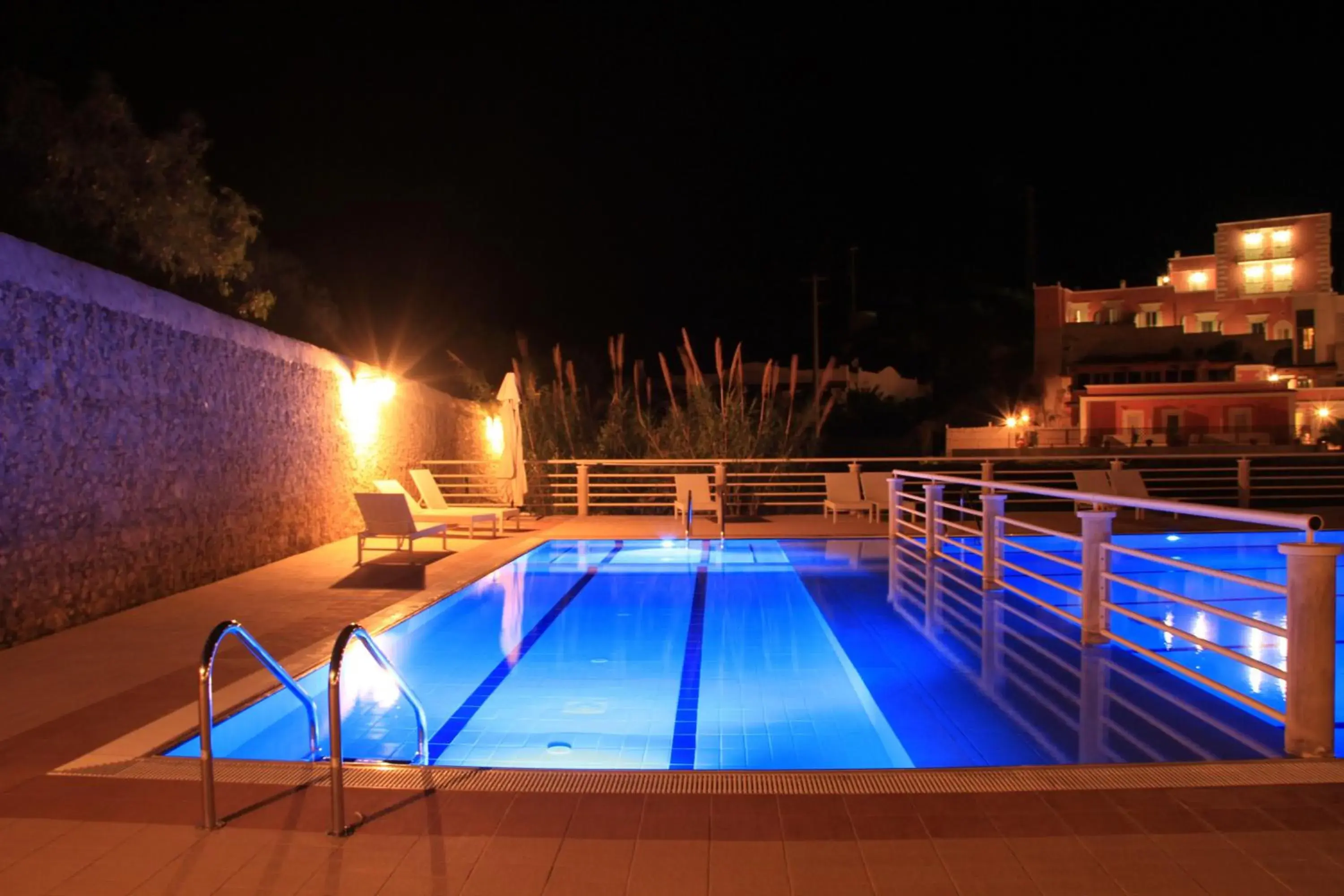 Night, Swimming Pool in Hotel Boutique Il Castellino Relais