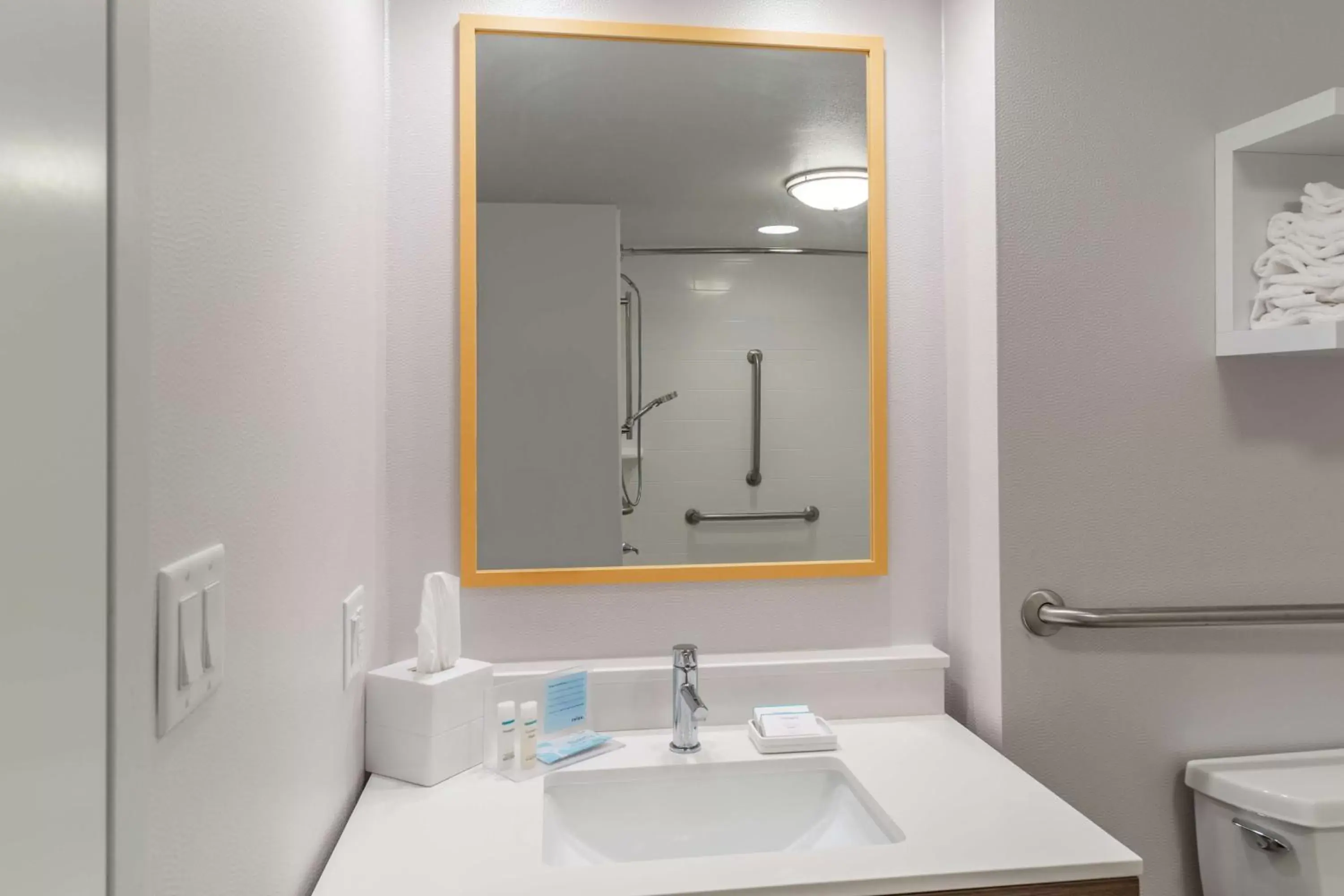 Bathroom in Hampton Inn La Crosse/Onalaska Bathroom in Hampton Inn La Crosse/Onalaska