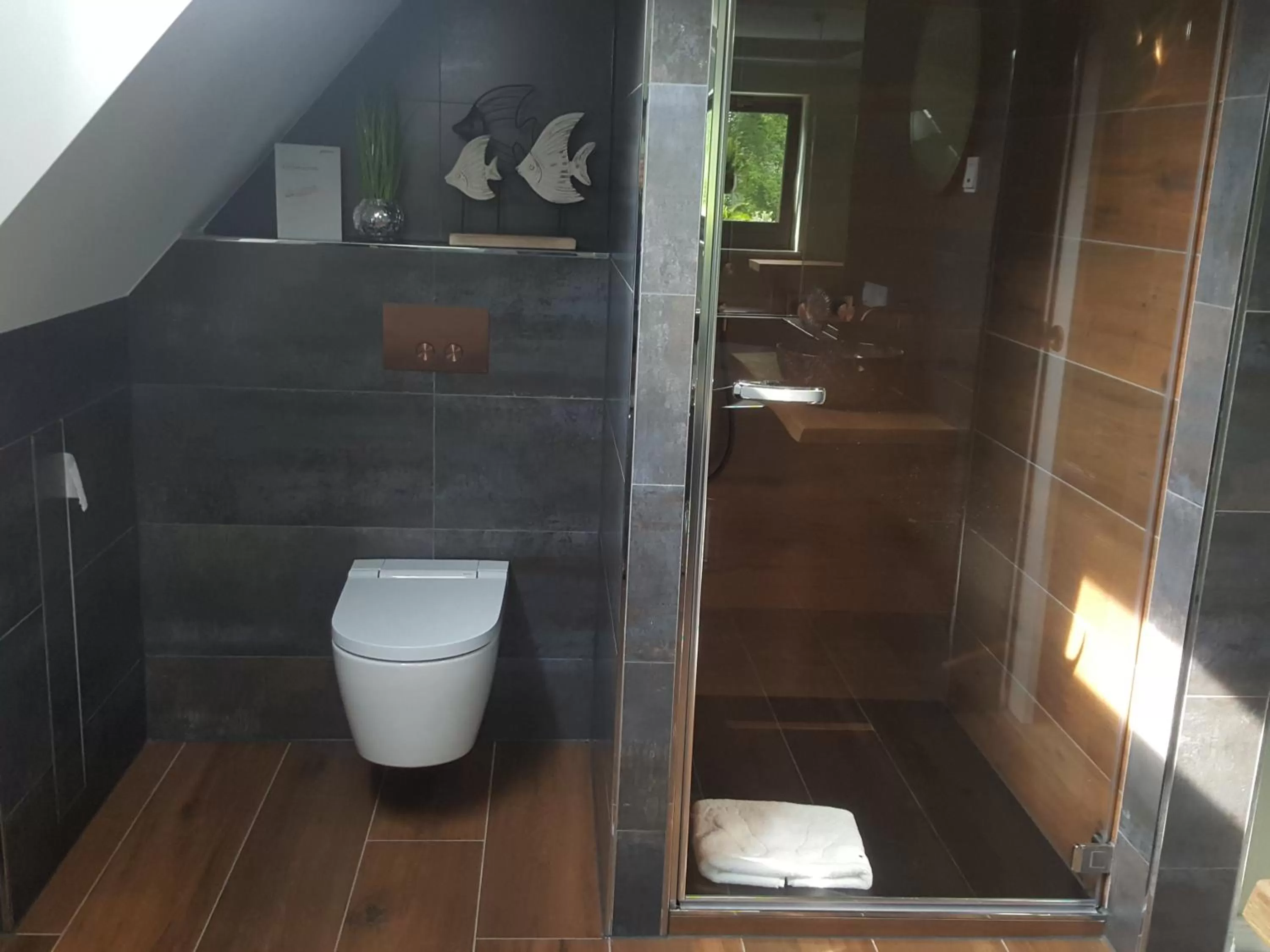 Shower in Hotel Hilleringmann