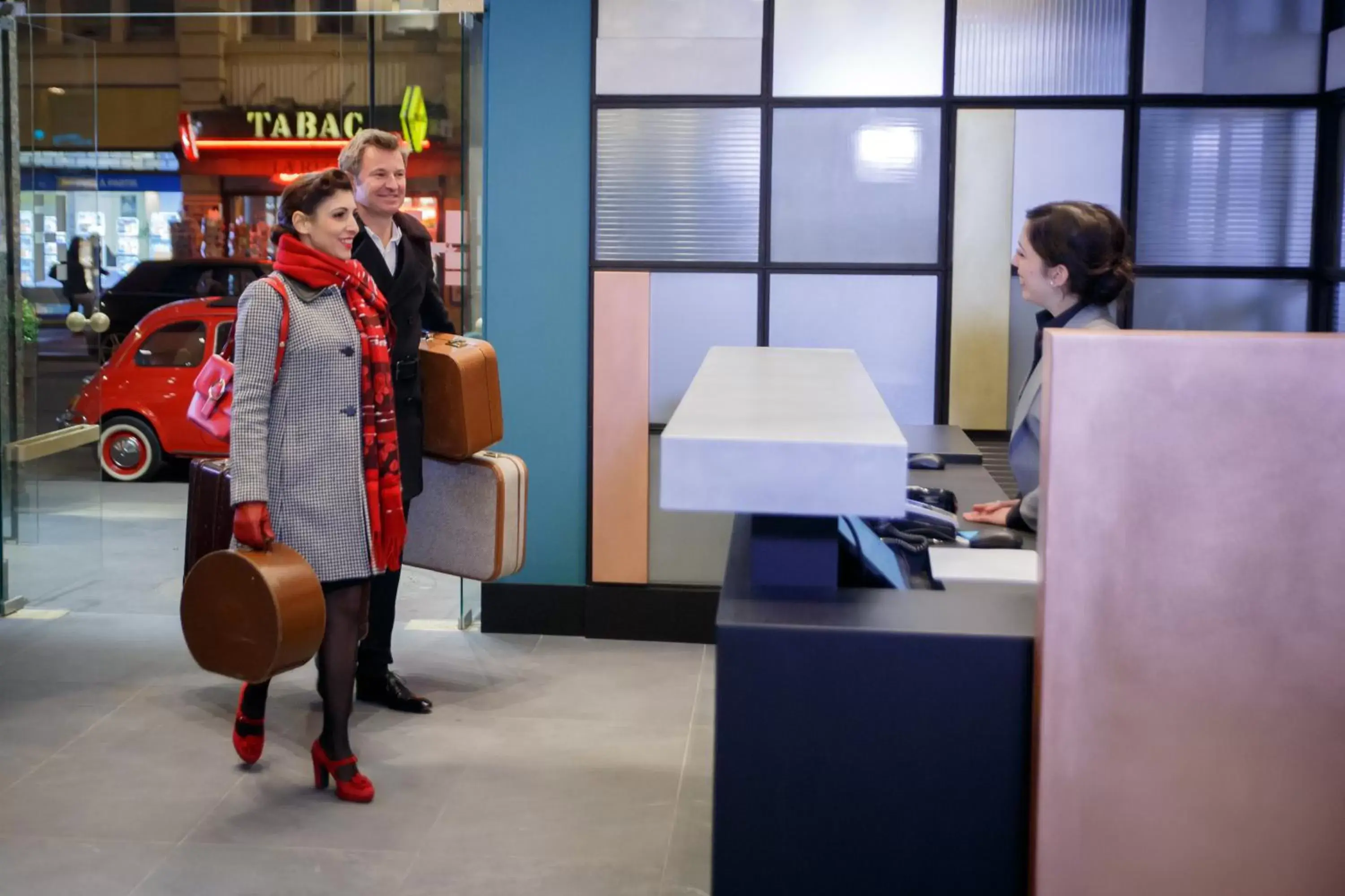 Lobby or reception in HANNONG Hotel & Wine Bar Lobby or reception in HANNONG Hotel & Wine Bar