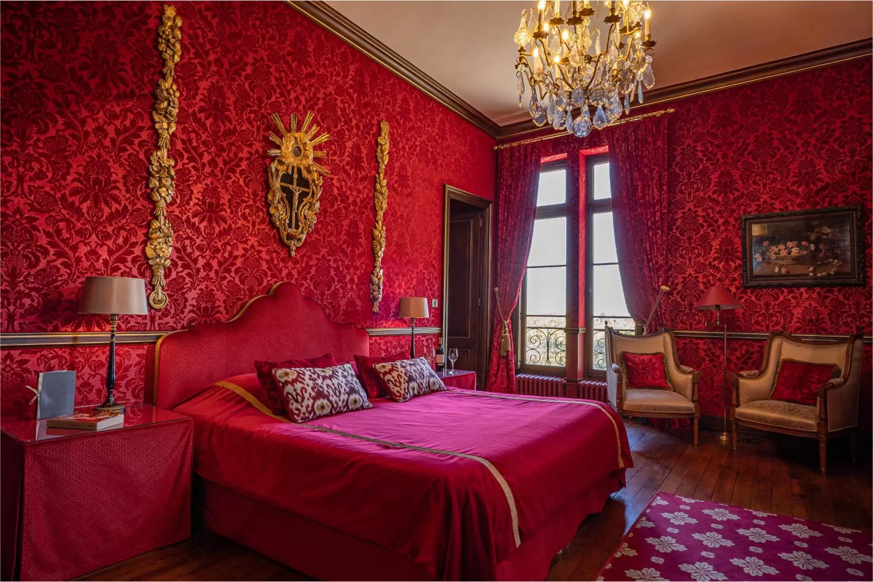 Bedroom, Bed in Château Pape Clément