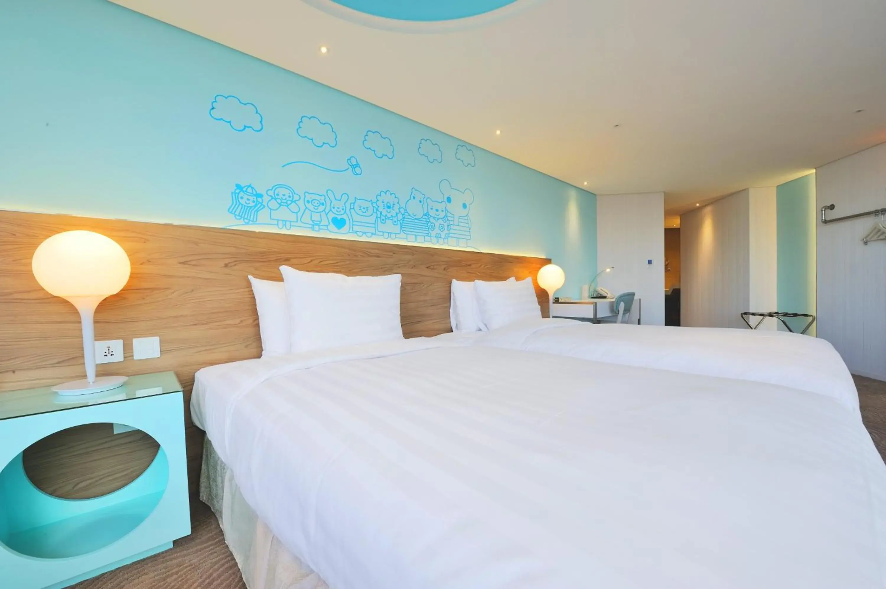 Bed in Green World Hotel - Zhonghua