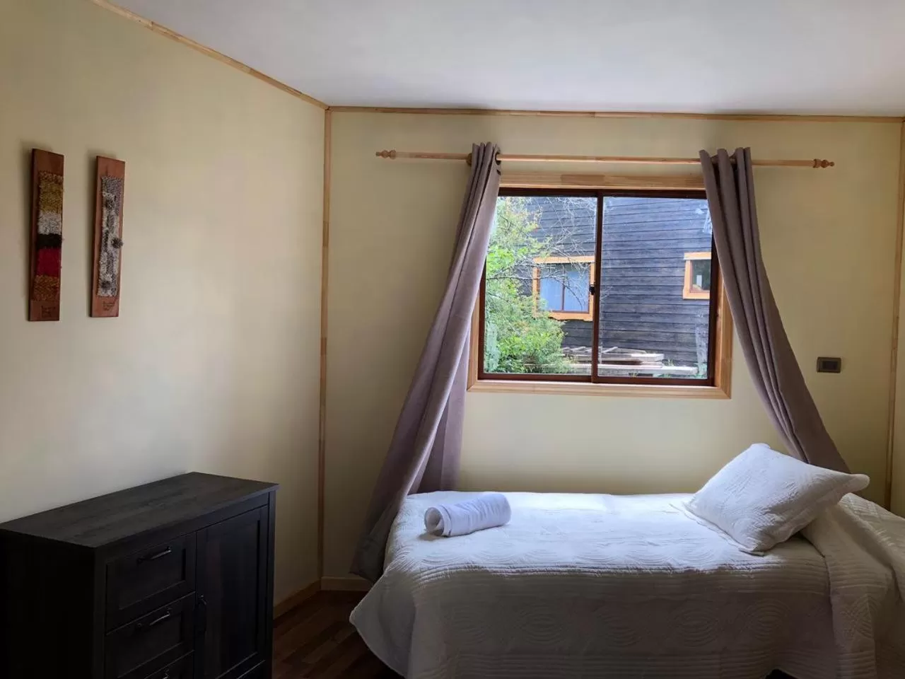 Bed in Cabanas Senderos Puyuhuapi