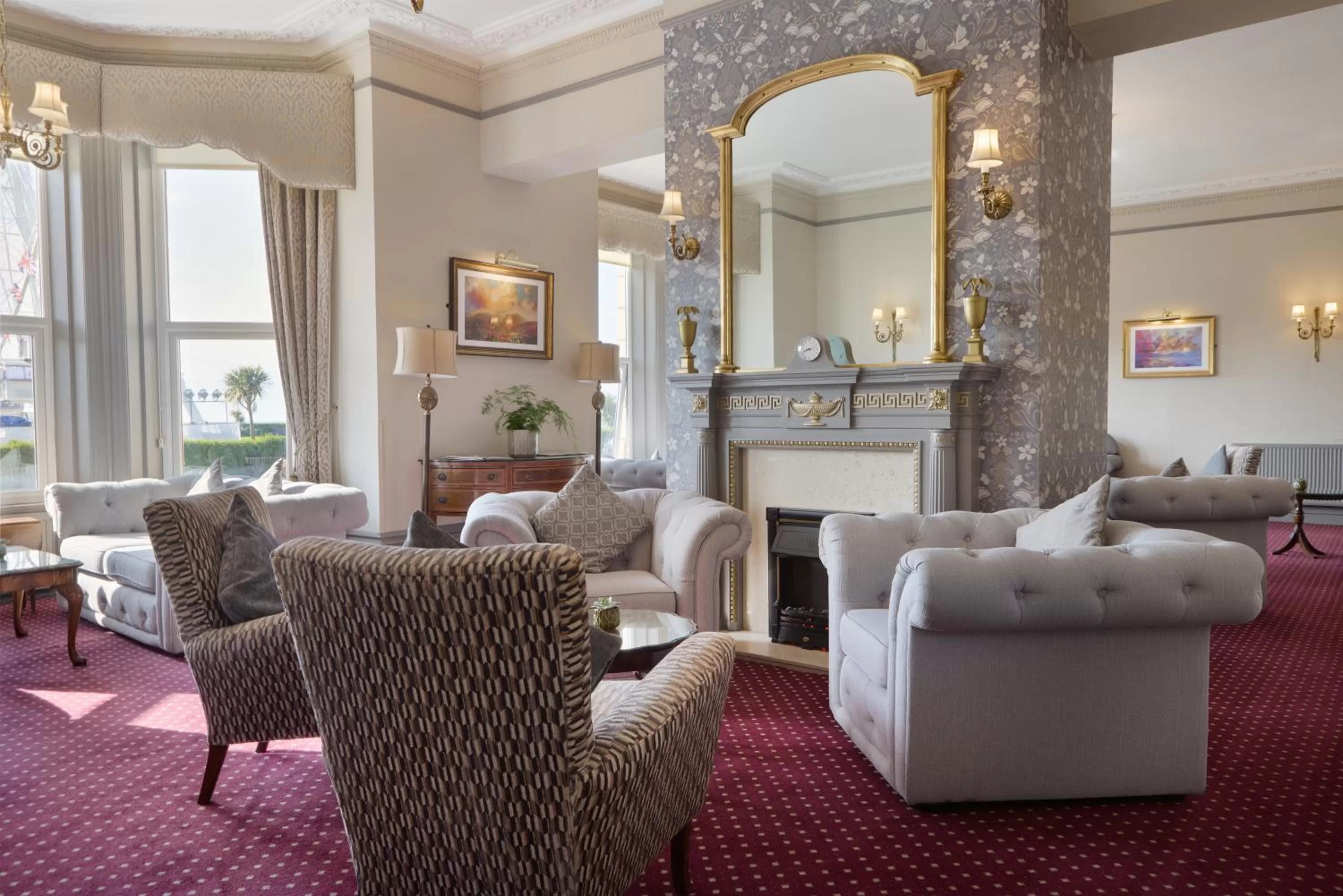 Seating area in The Lansdowne, Eastbourne