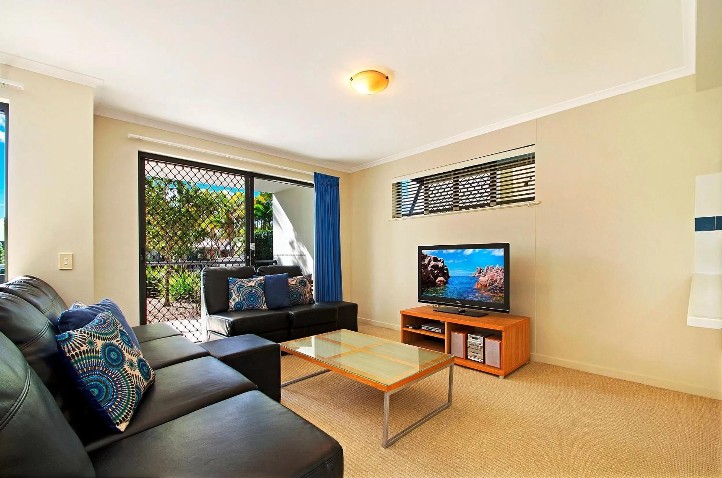 Living room in Ivory Palms Resort Noosa
