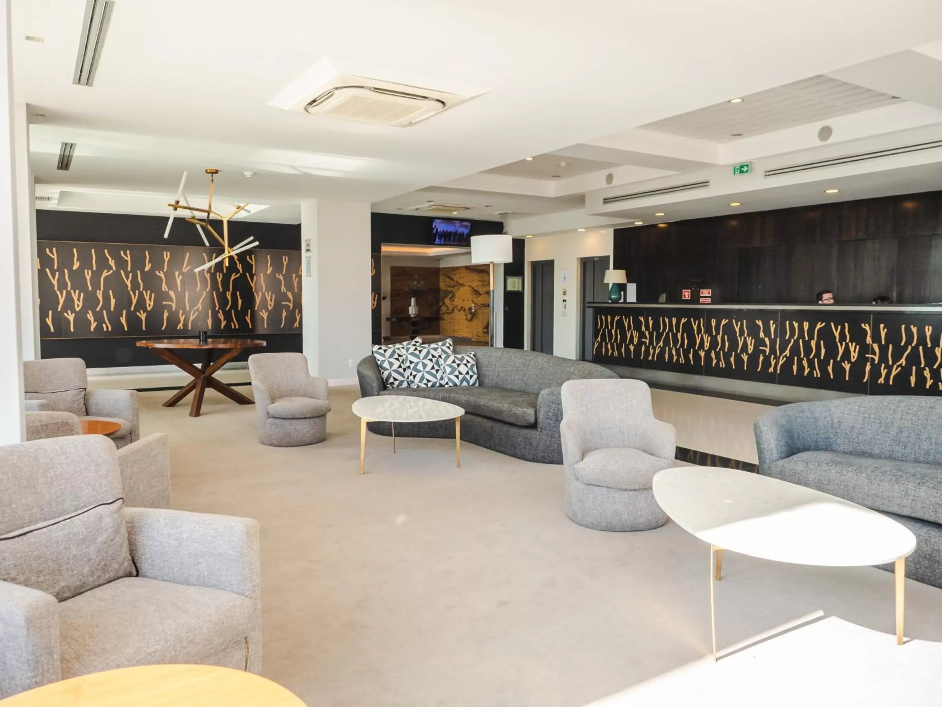 Seating area, Lobby/Reception in Hotel Baia