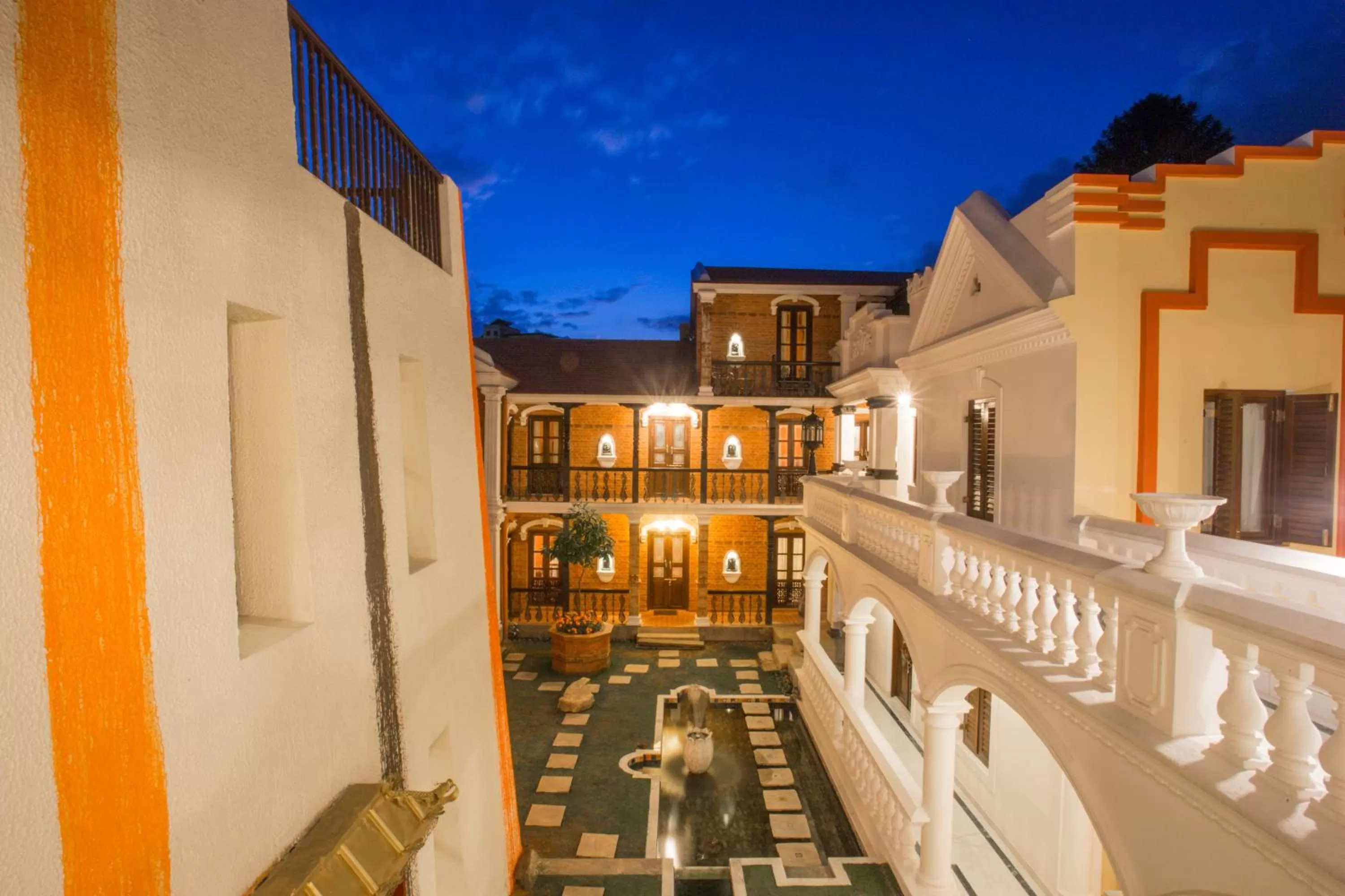 Decorative detail in Baber Mahal Vilas - The Heritage Hotel