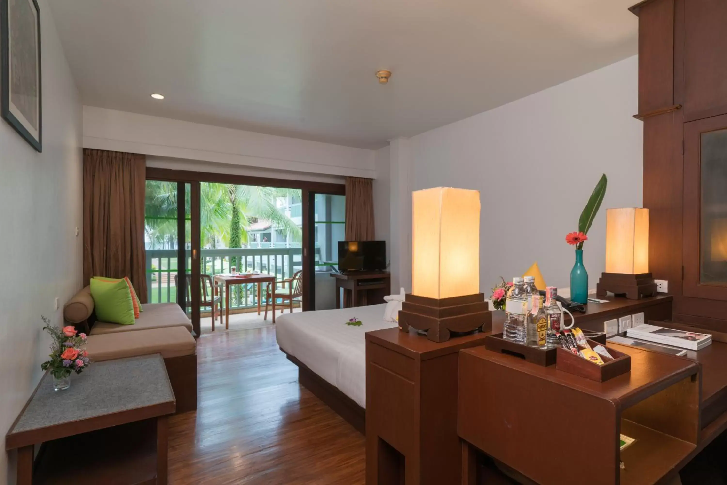 Deluxe Garden with Balcony in The Briza Beach Resort, Khao Lak SHA Extra Plus Deluxe Garden with Balcony in The Briza Beach Resort, Khao Lak SHA Extra Plus