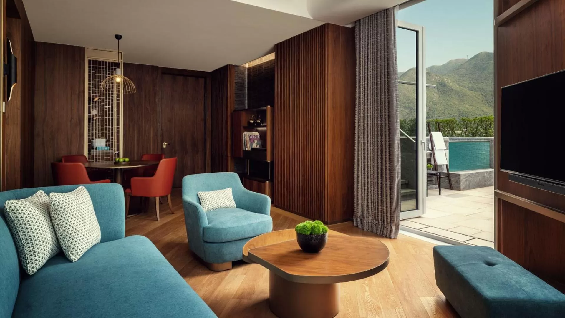 Living room in The Silveri Hotel Hong Kong - MGallery Collection