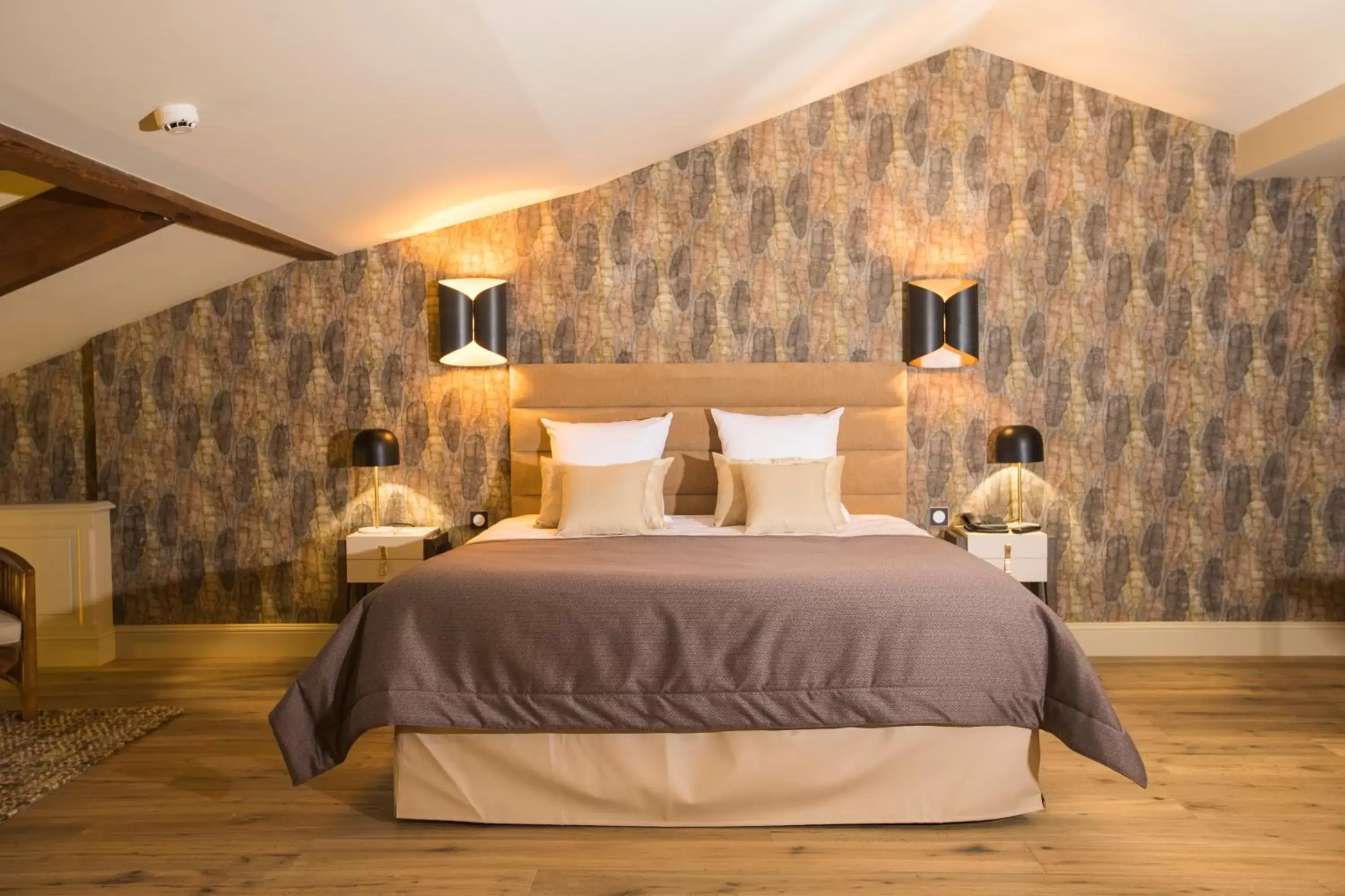 Bed in Hotel Clos Castel