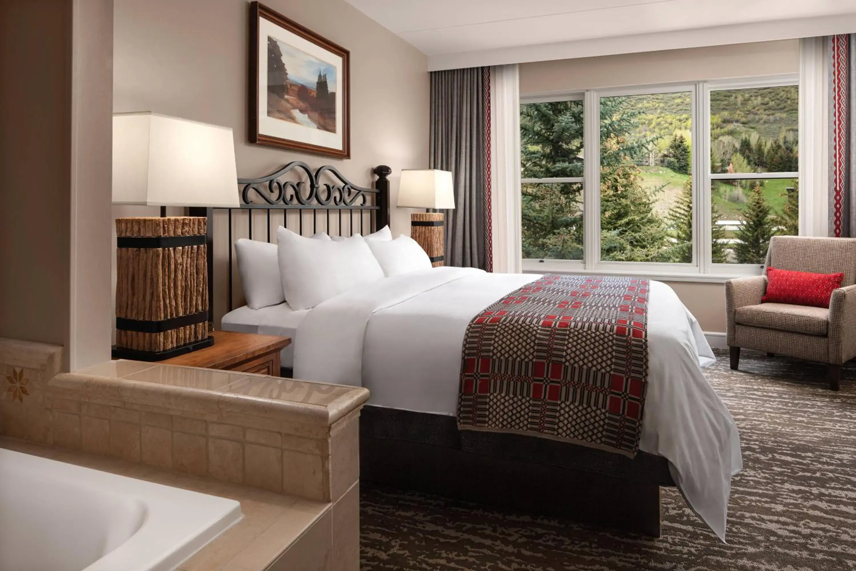 Bedroom, Bed in Marriott's Streamside Evergreen At Vail