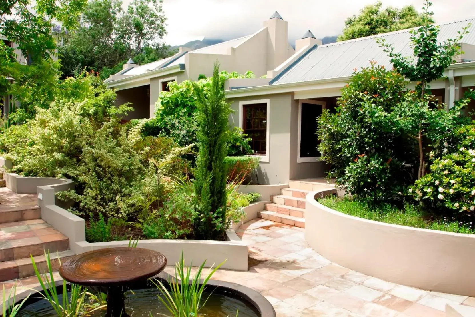 Patio in Schoone Oordt Country House