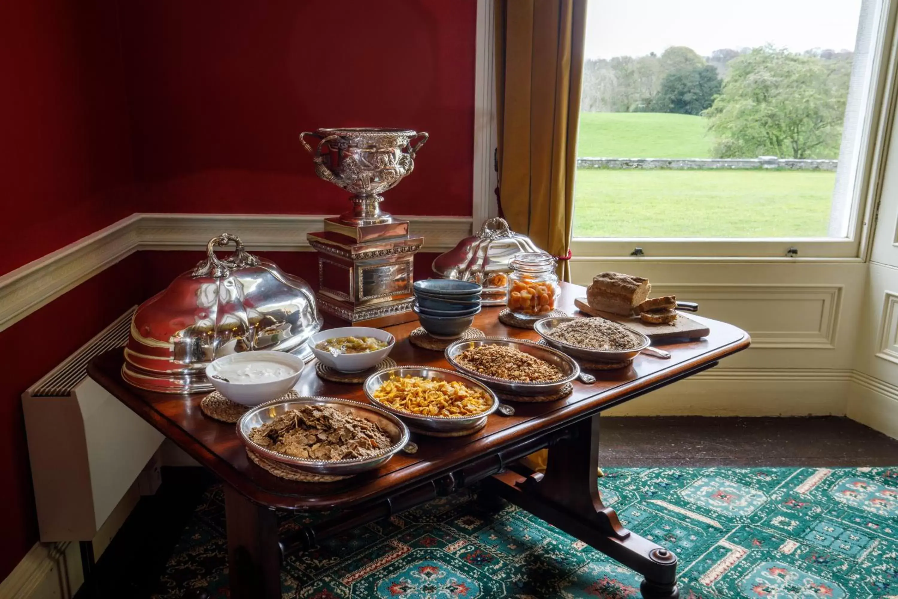 Continental breakfast in Temple House