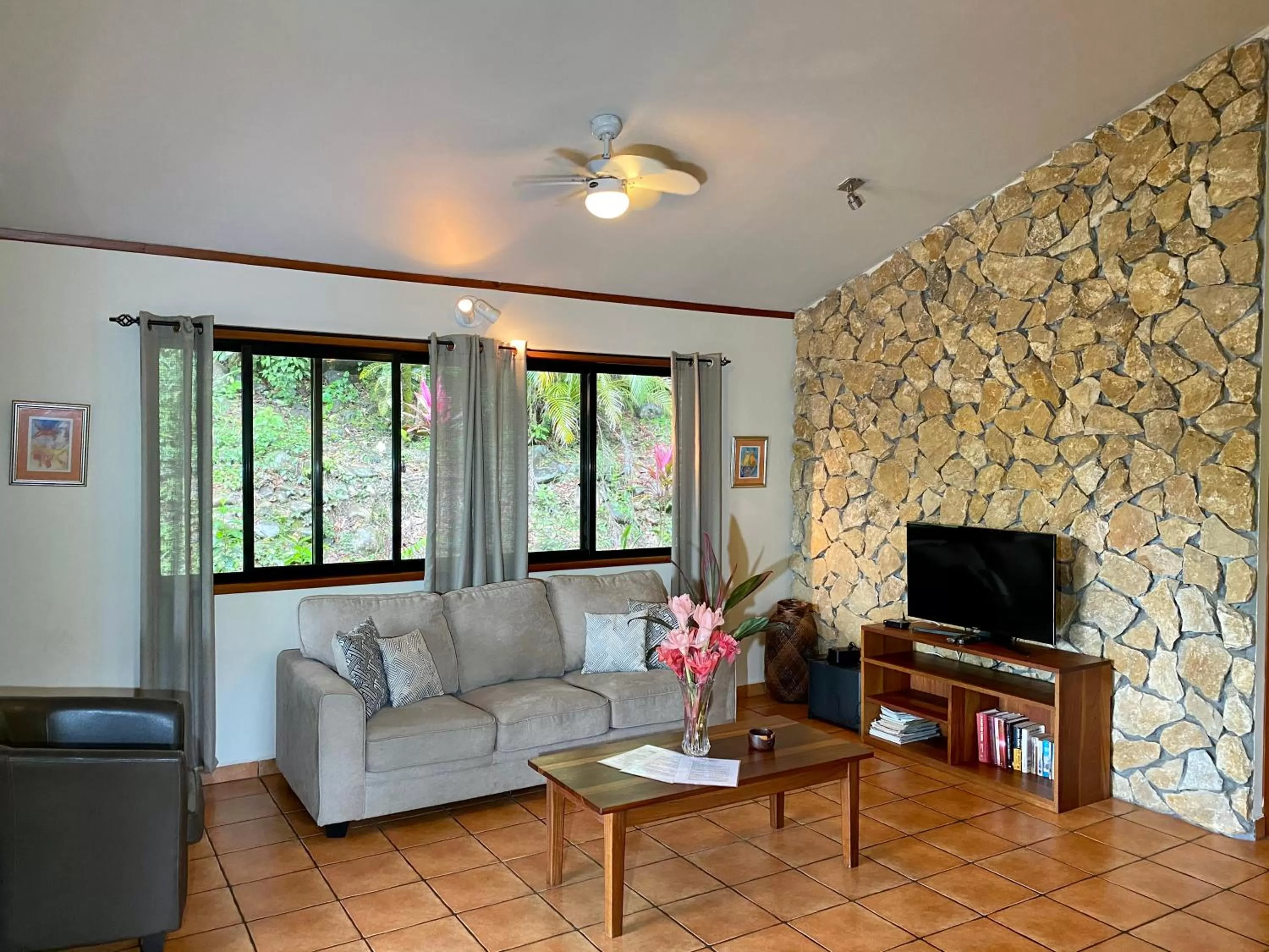Living room in Cabanas Rio Encantado