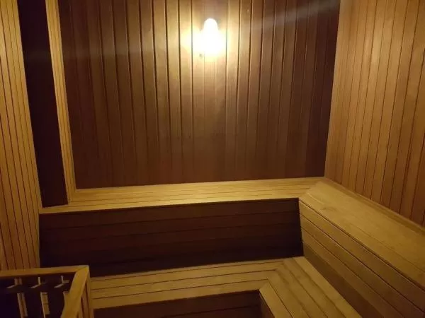 Sauna in Apart Hotel Vista Azul - hospedagem nas montanhas