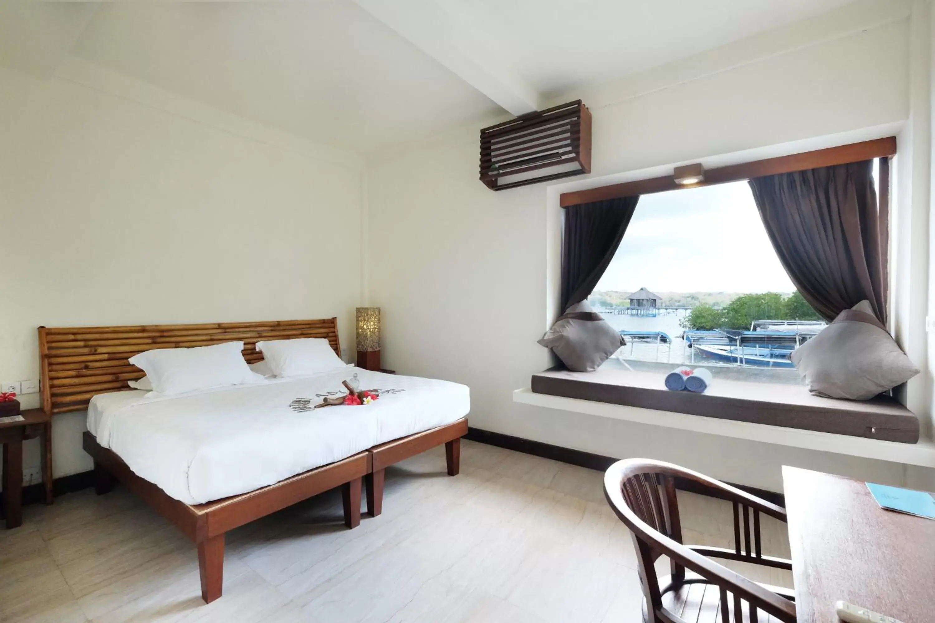 Photo of the whole room, Bed in Naya Gawana Resort & Spa