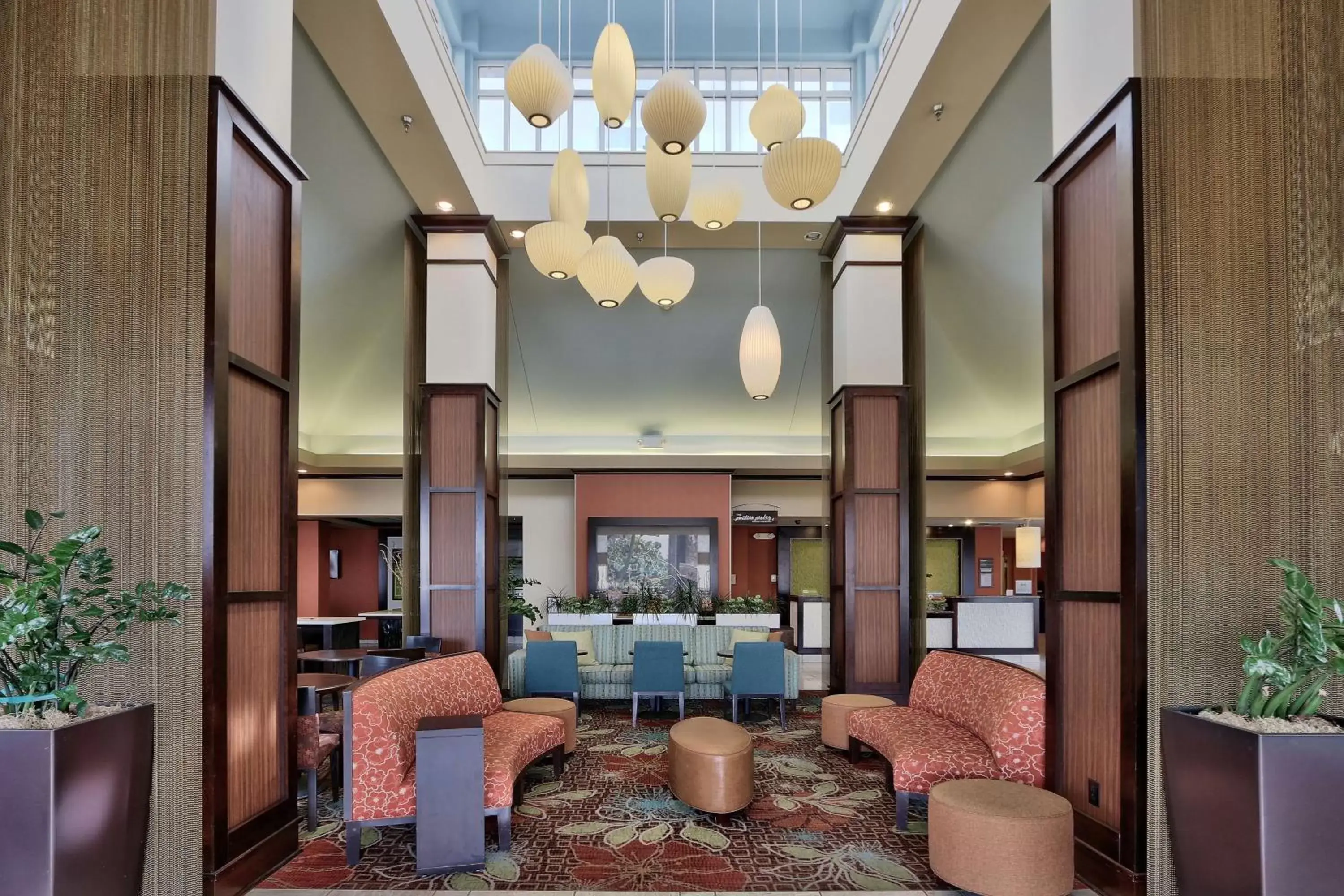 Lobby or reception, Lounge/Bar in Hilton Garden Inn Albuquerque Airport