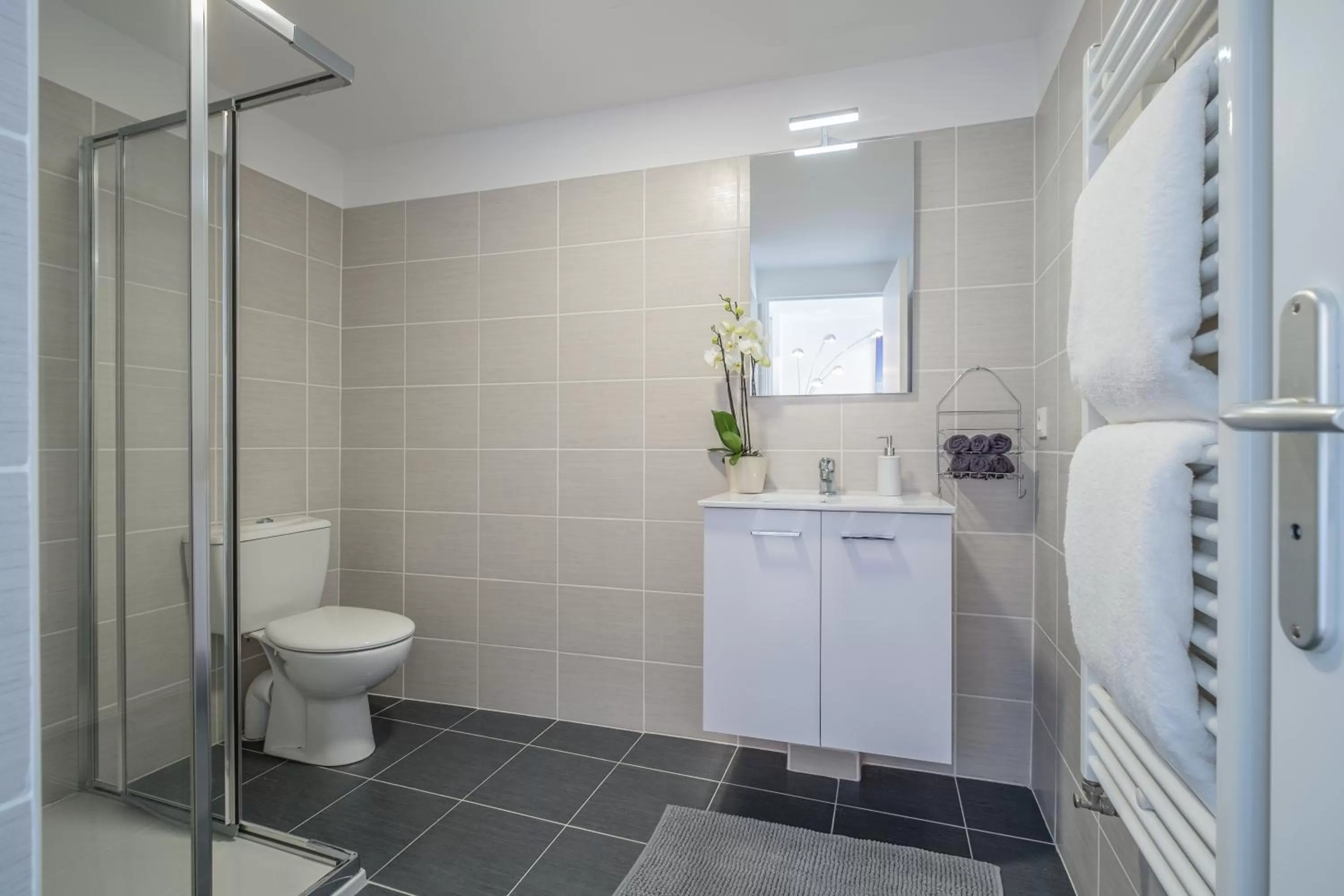 Shower in Cannes Marina Appart Hotel Mandelieu