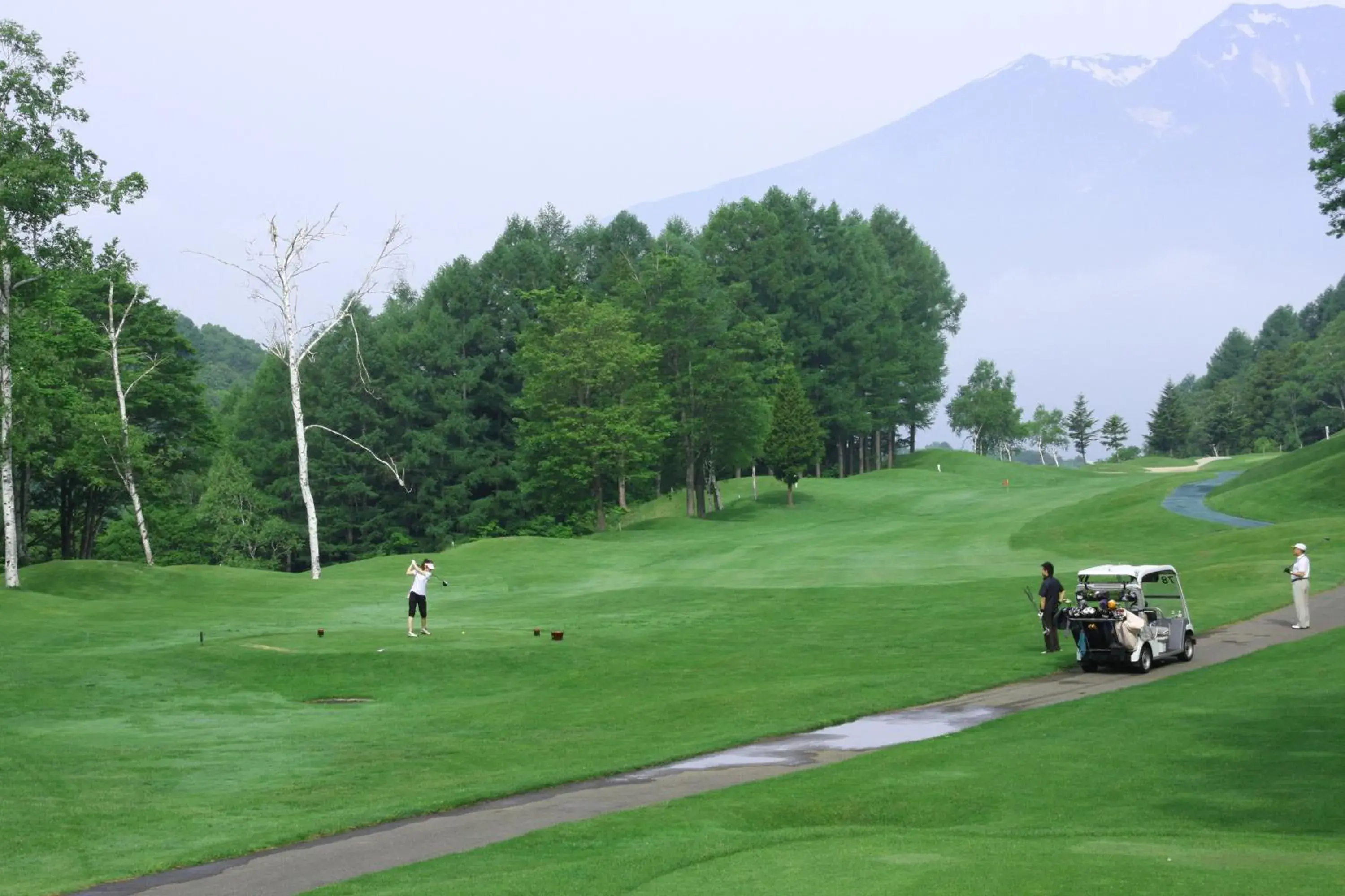 Golfcourse, Garden in Hotel Tangram