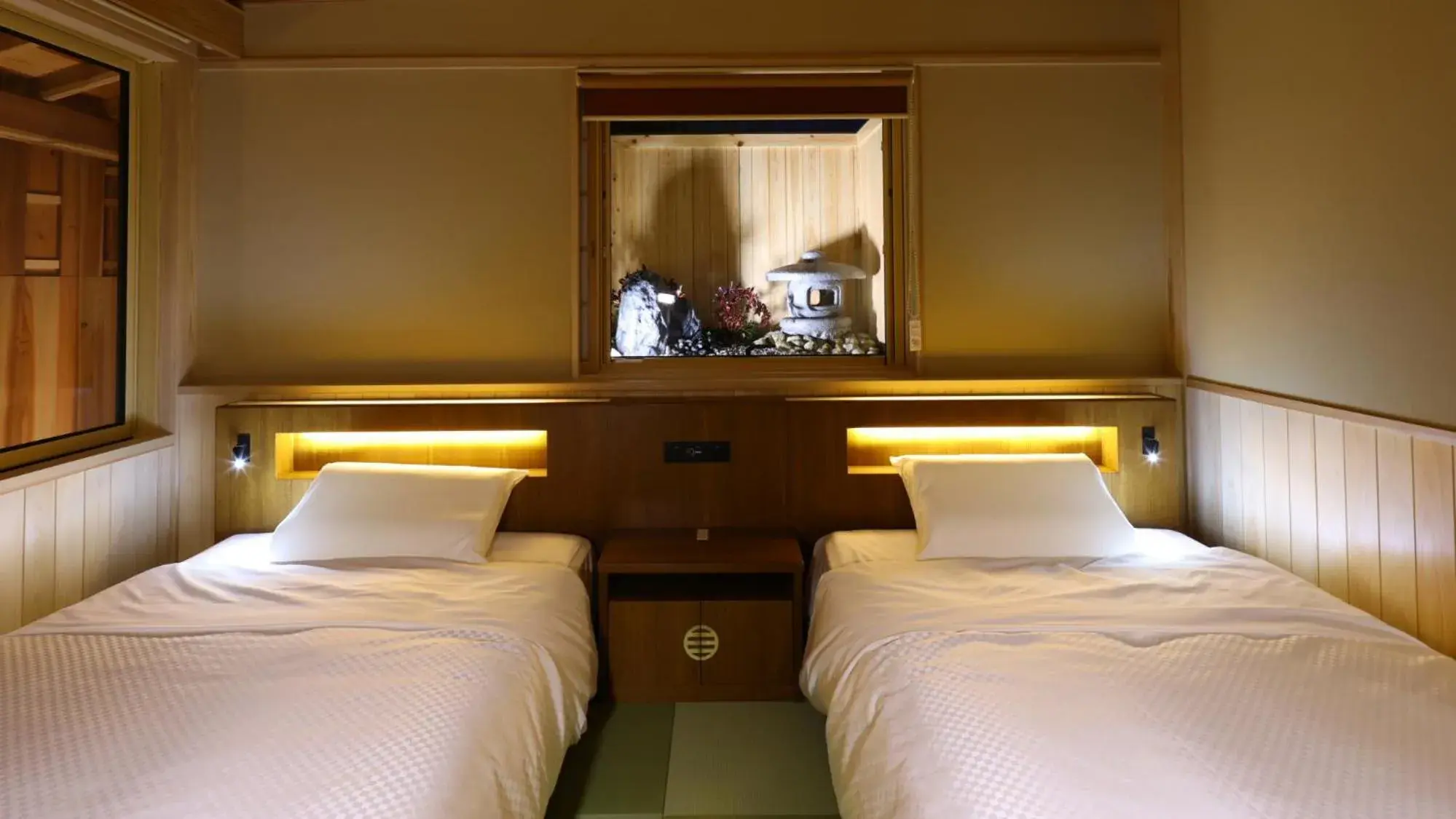 Bed in Shibu Onsen Kokuya