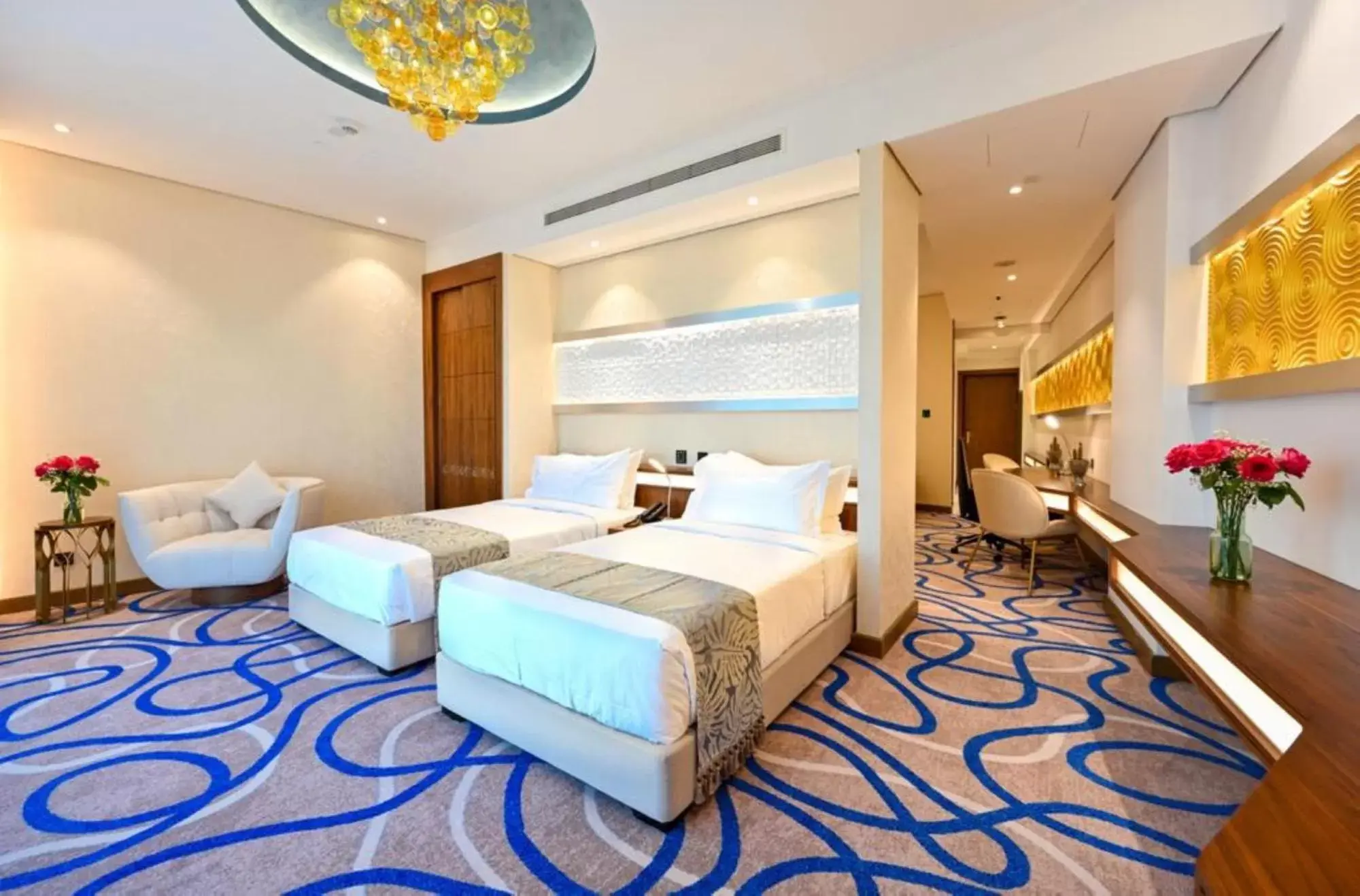 Bedroom, Bed in Cielo Hotel Lusail Qatar
