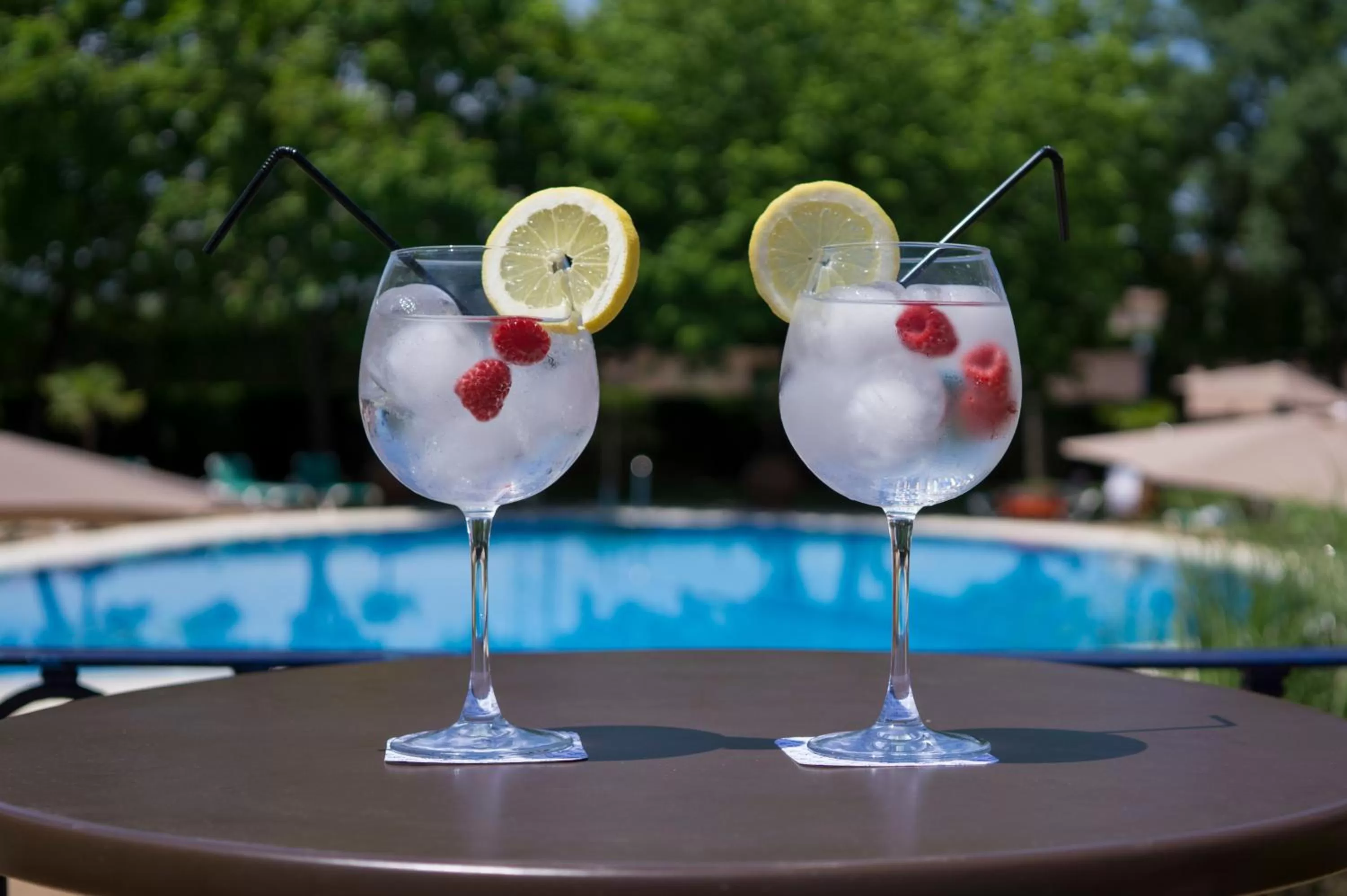 Pool view in Hotel Fuente Las Piedras