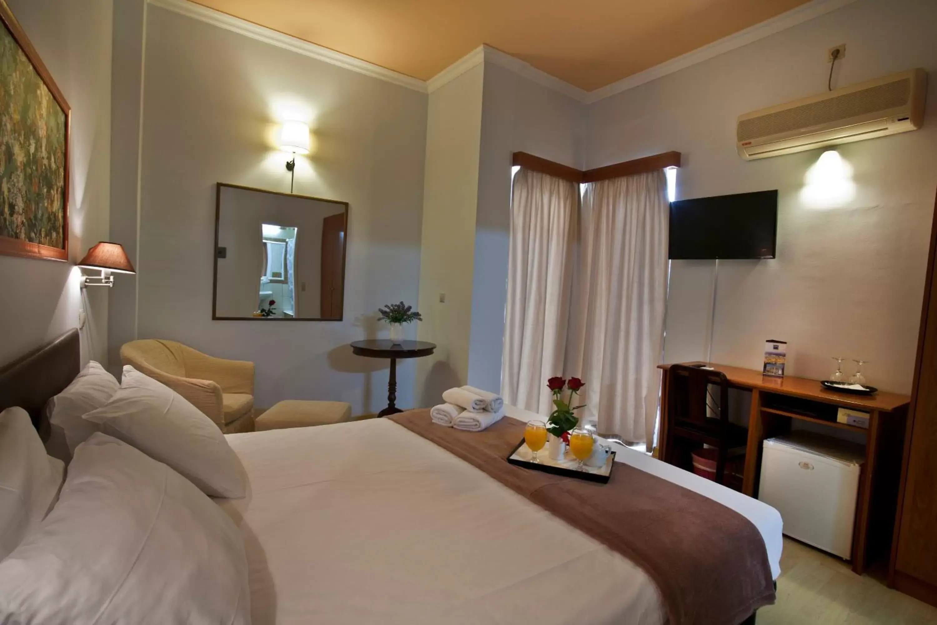 Bed in Grand Hotel Loutraki