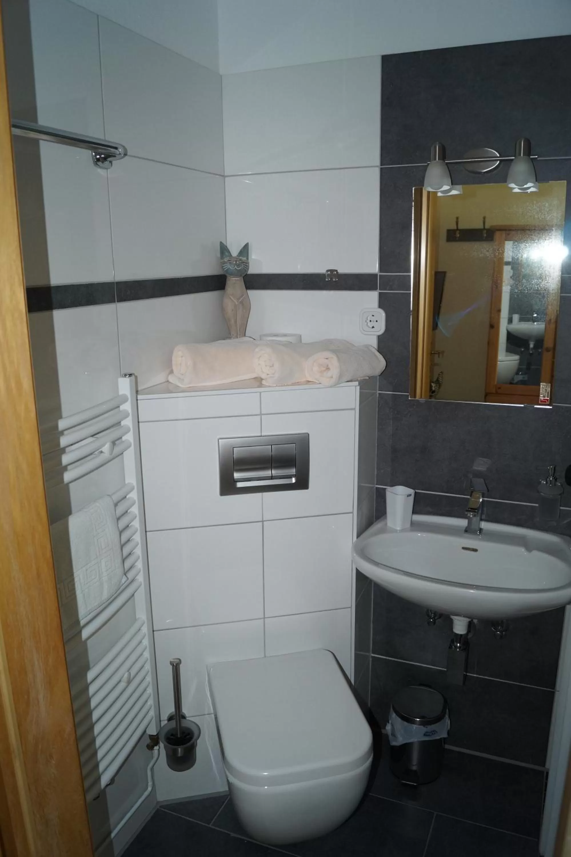 Bathroom in Forsthaus-Ferienhotel am Dobrock