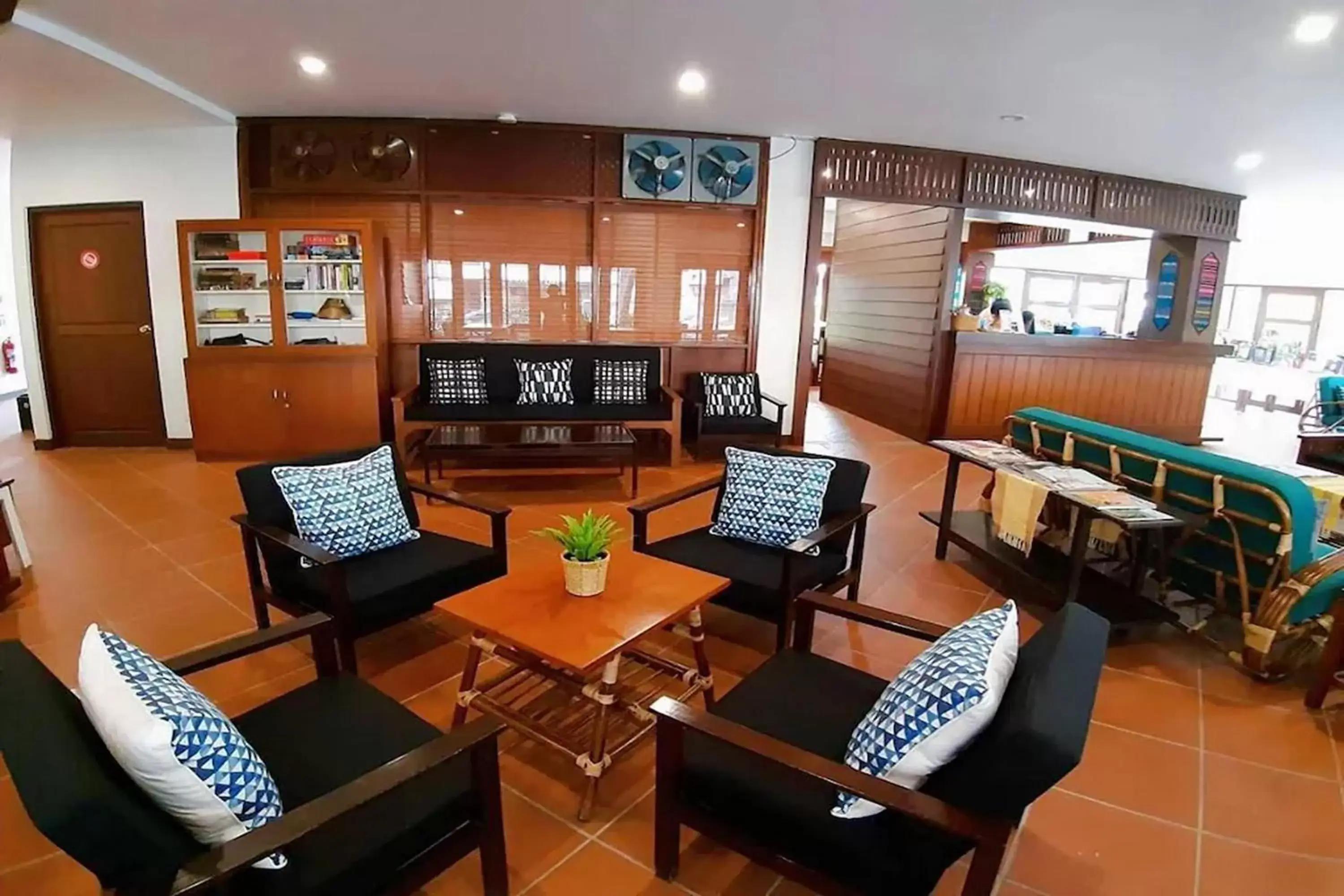 Lobby or reception in Villa Sanpakoi