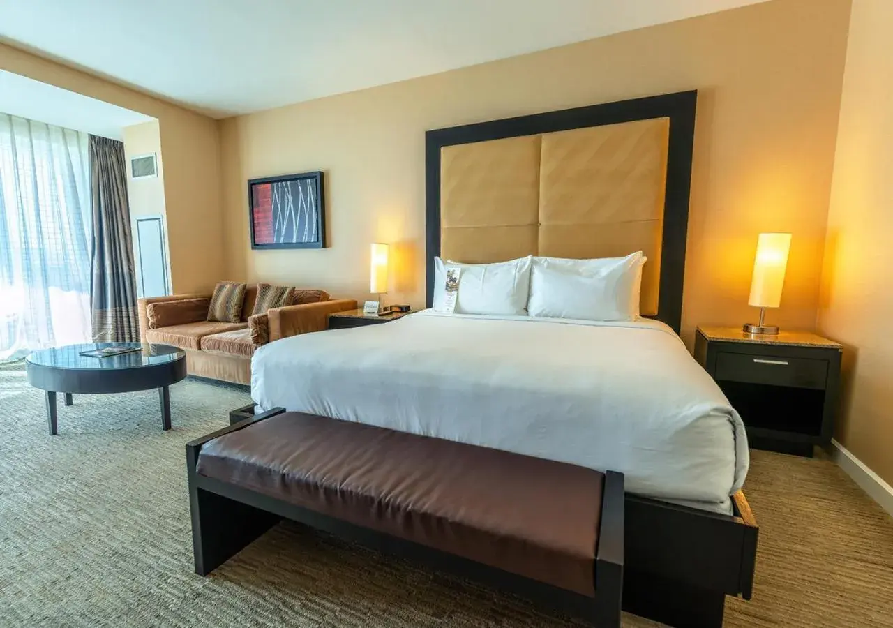 Bed in Agua Caliente Casino Resort Spa