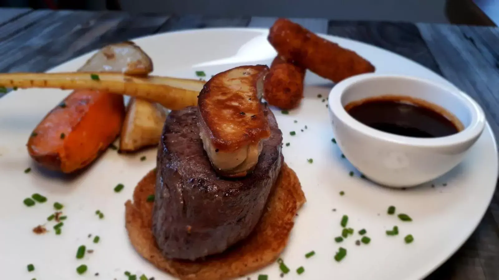 Food close-up in Hôtel Terminus