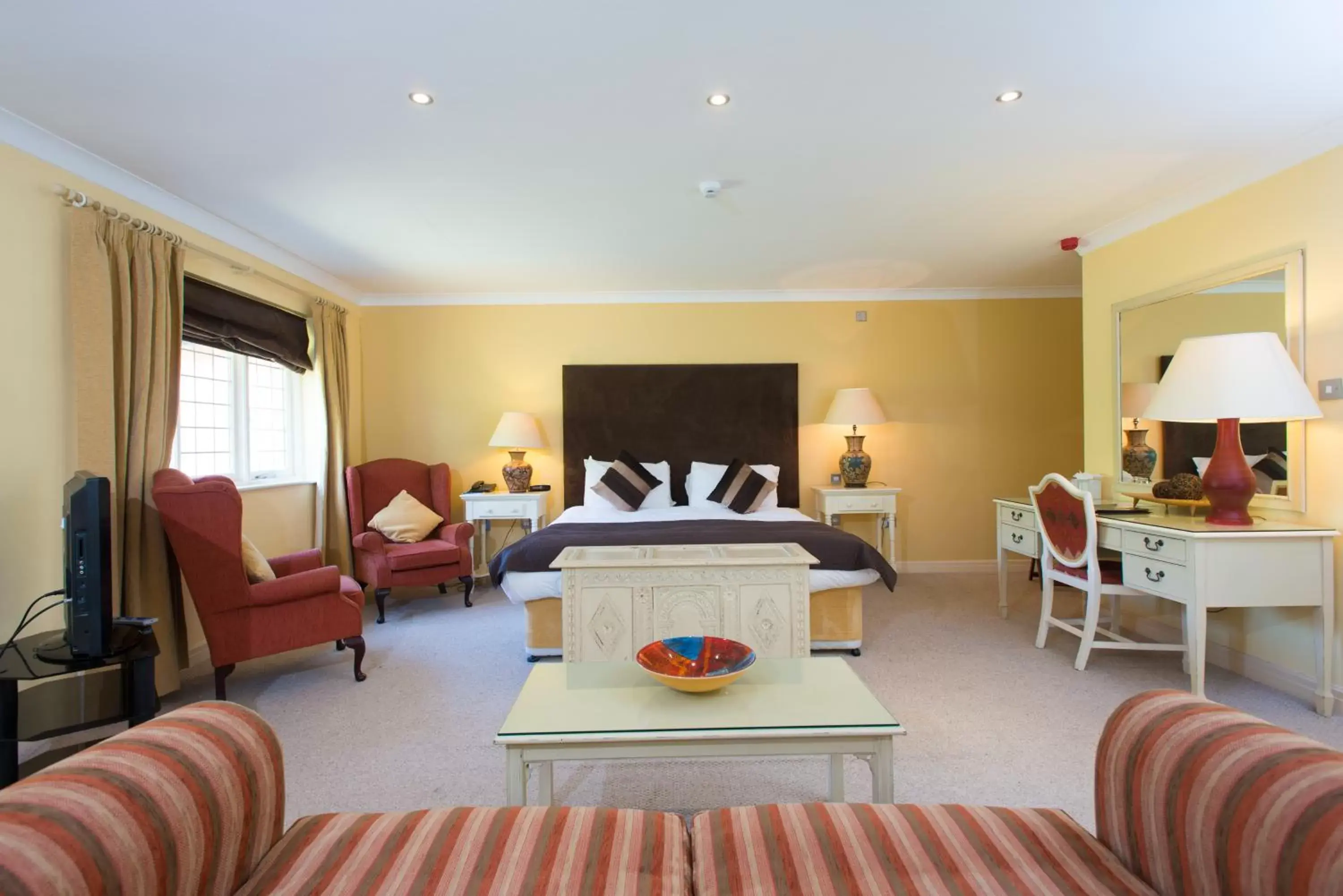 Bedroom in Cwrt Bleddyn Hotel & Spa