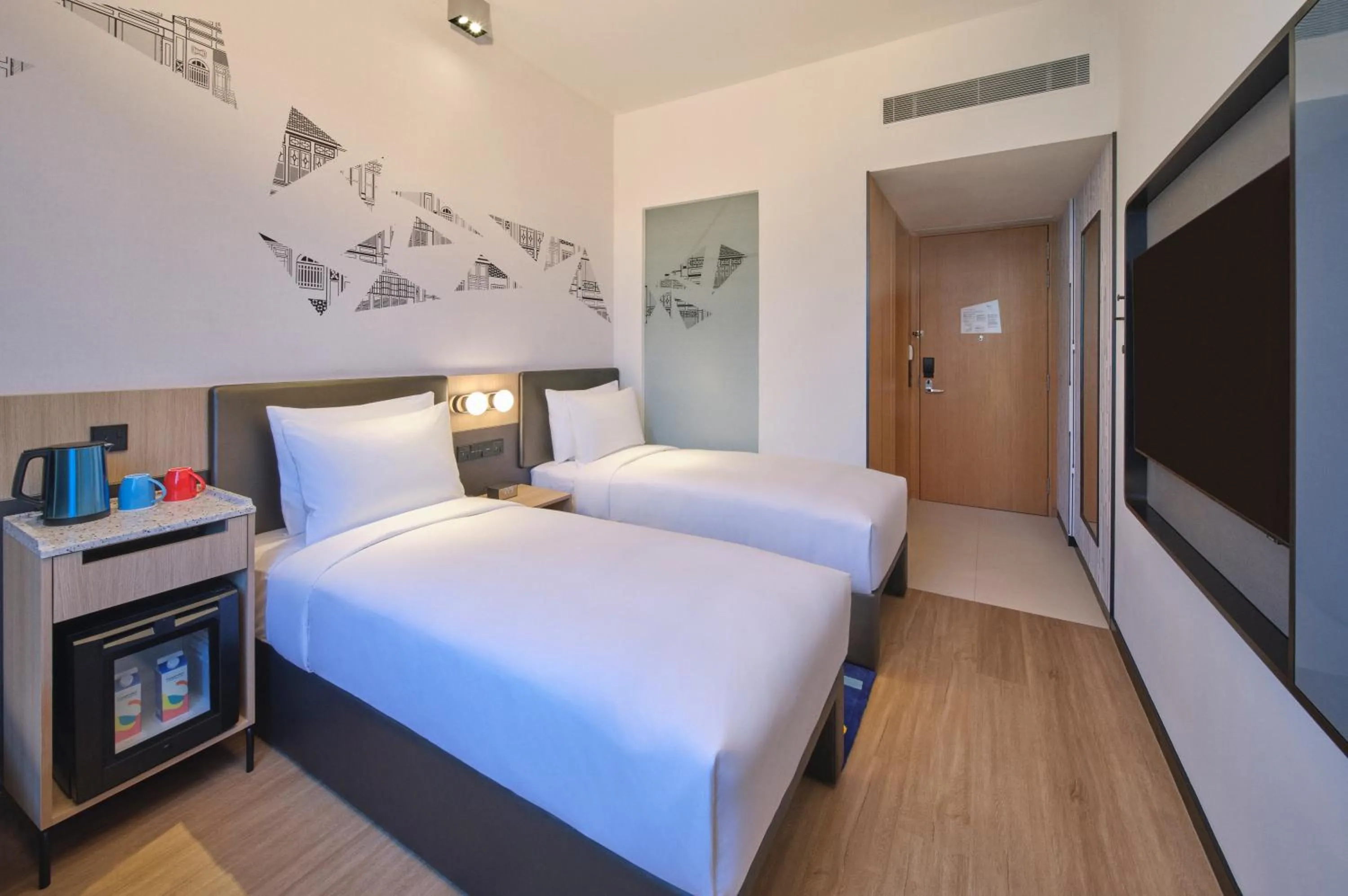 Bed in Aloft Singapore Novena