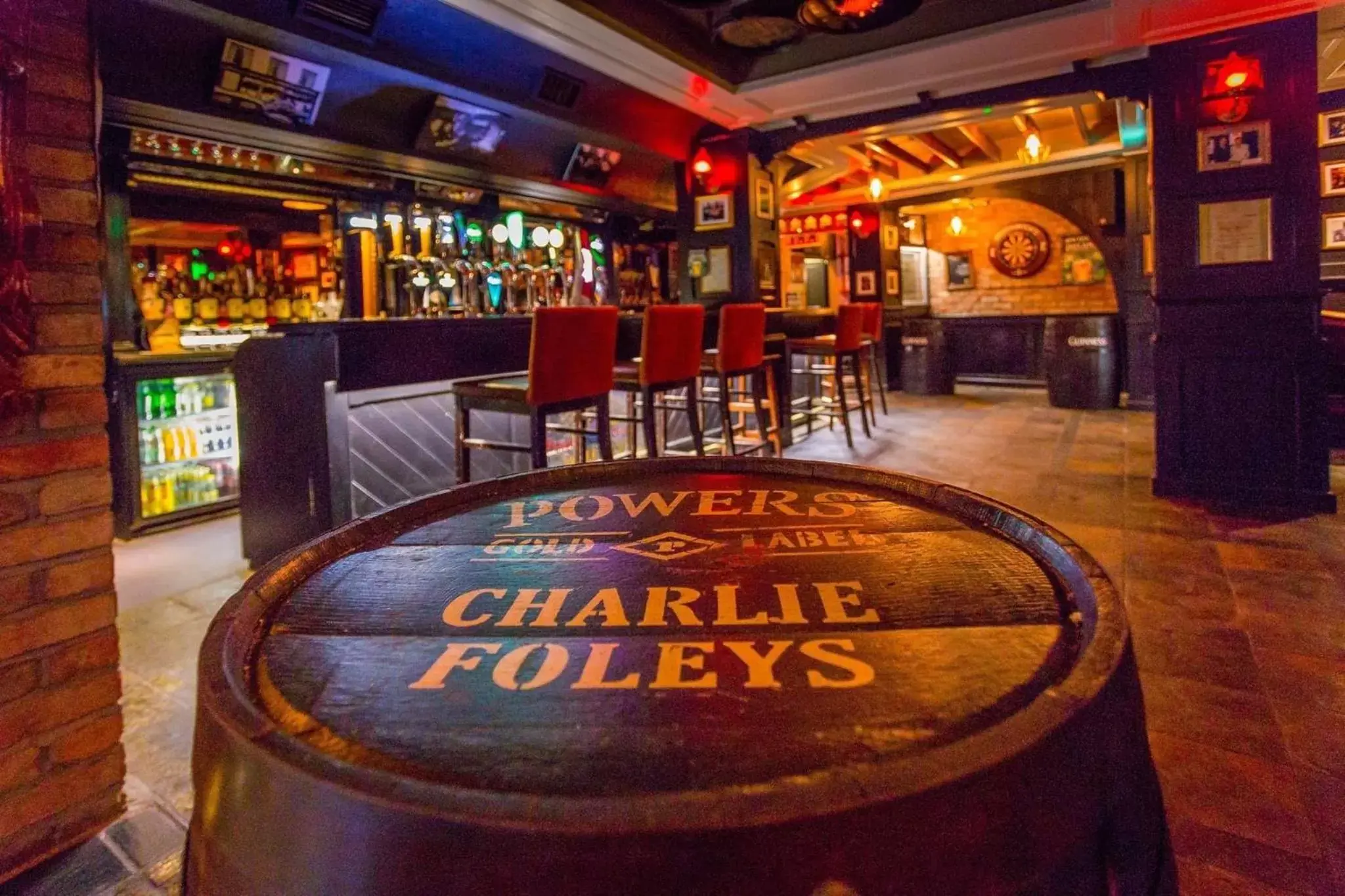 Lounge or bar in Charlie Foleys