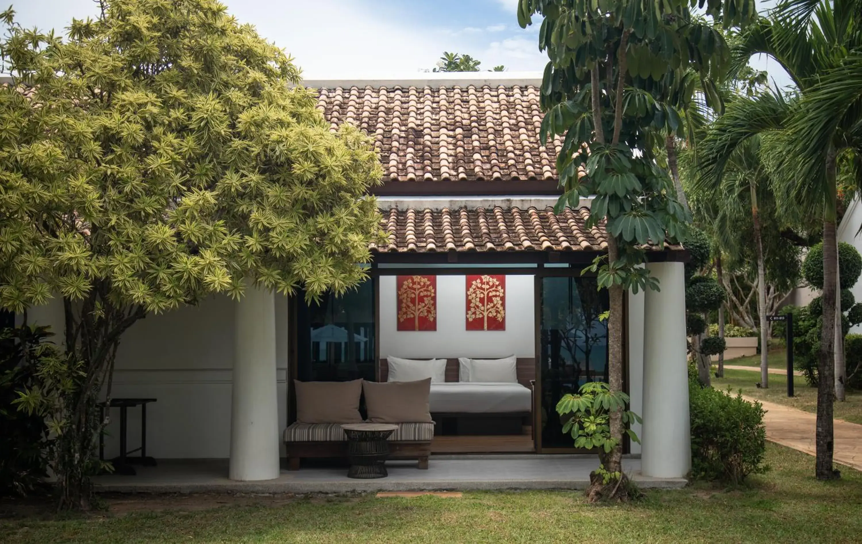 Seating area, Property Building in Celes Samui