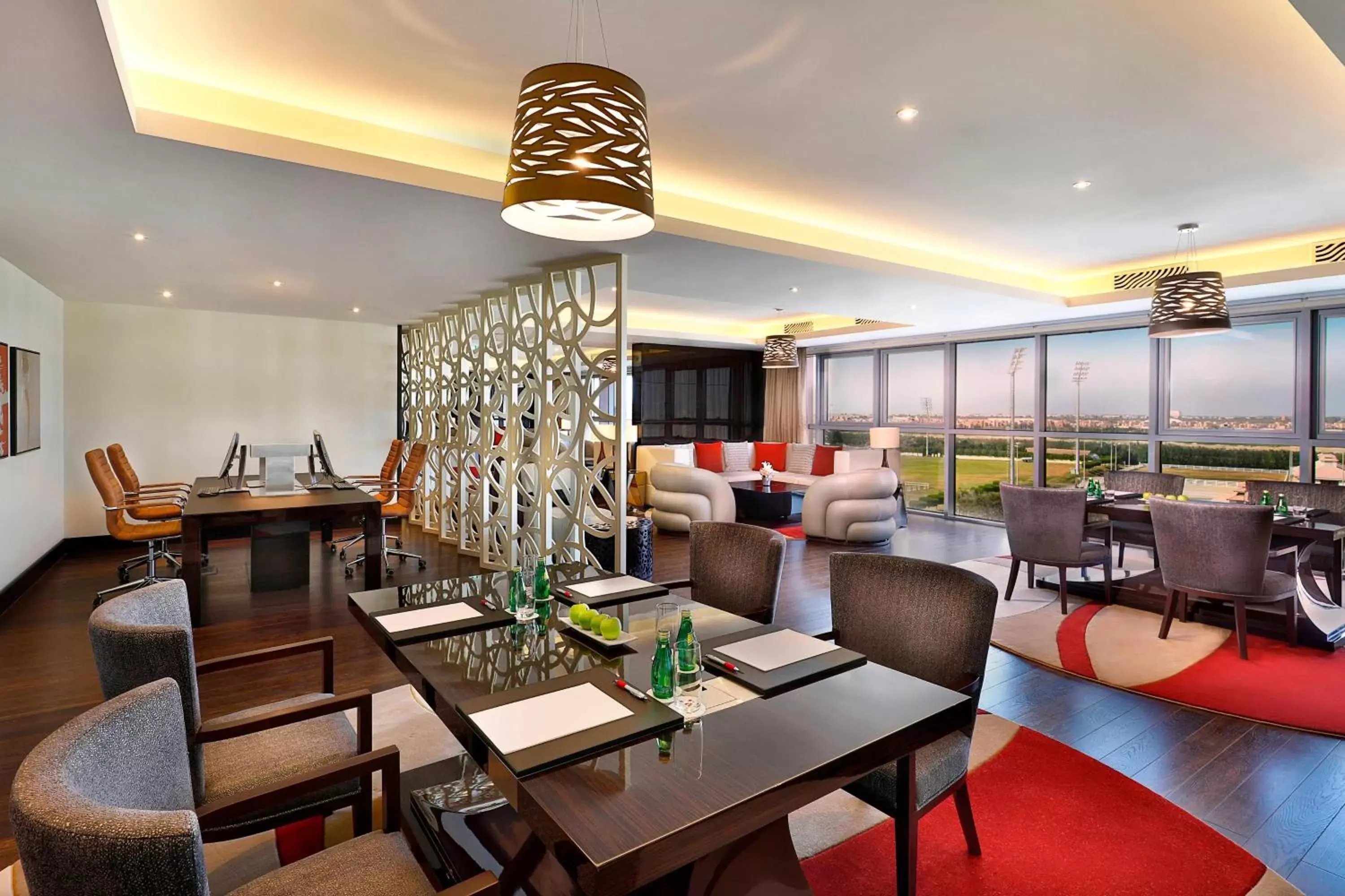 Lounge or bar, Restaurant/Places to Eat in Marriott Hotel Al Forsan, Abu Dhabi