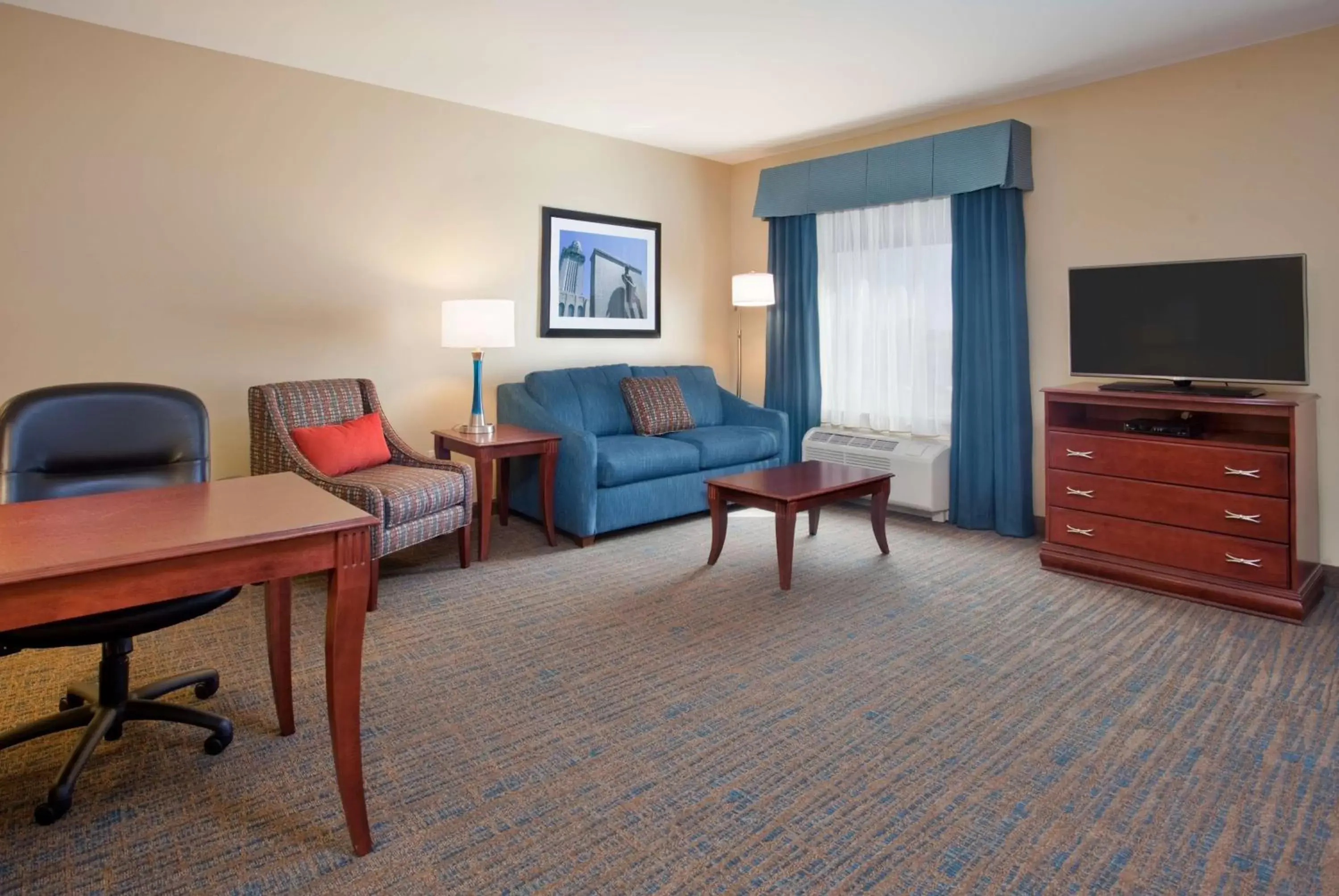 Living room, Seating Area in Hampton Inn & Suites Omaha Southwest-La Vista