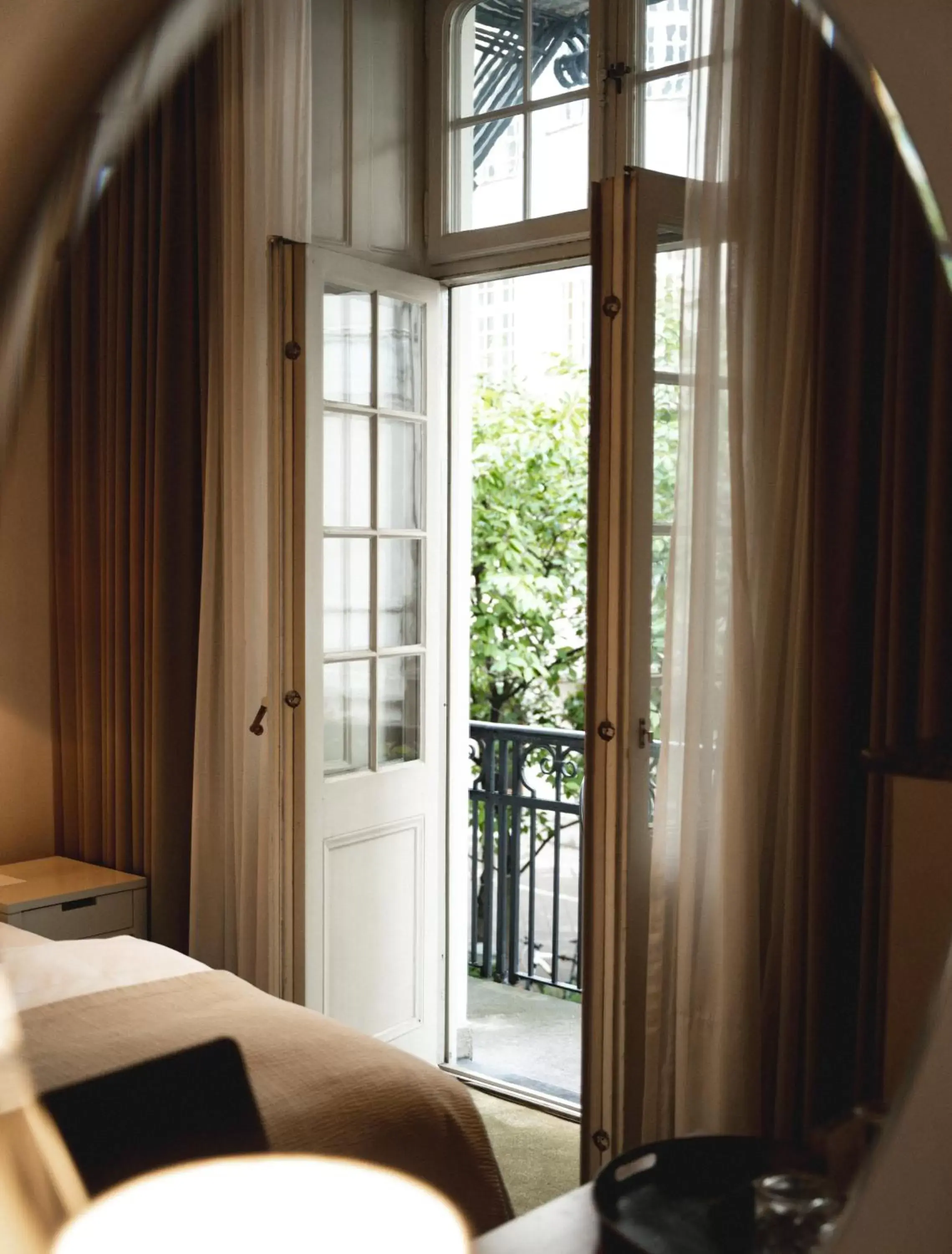 Balcony/Terrace, Bed in Hotel Diplomat Stockholm